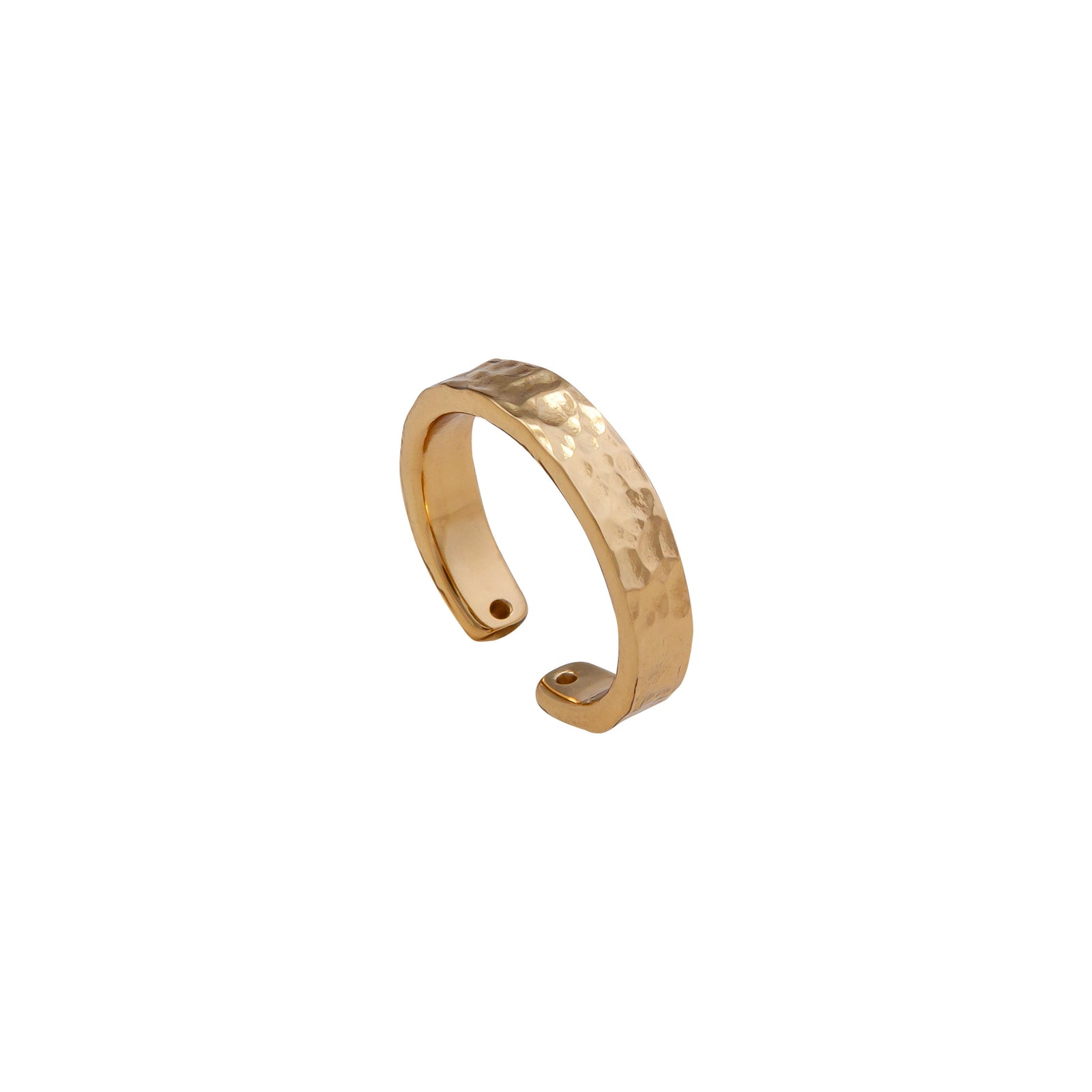 Alchemia Hammered Cuff Ring | Charles Albert Jewelry