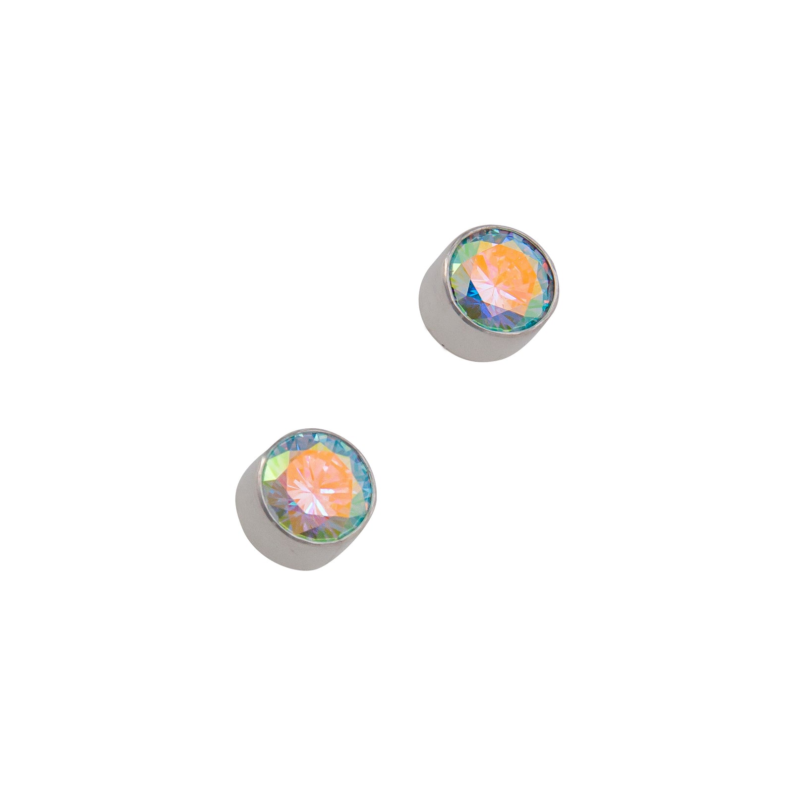 Sterling Silver Mercury Mist Post Earrings | Charles Albert Jewelry