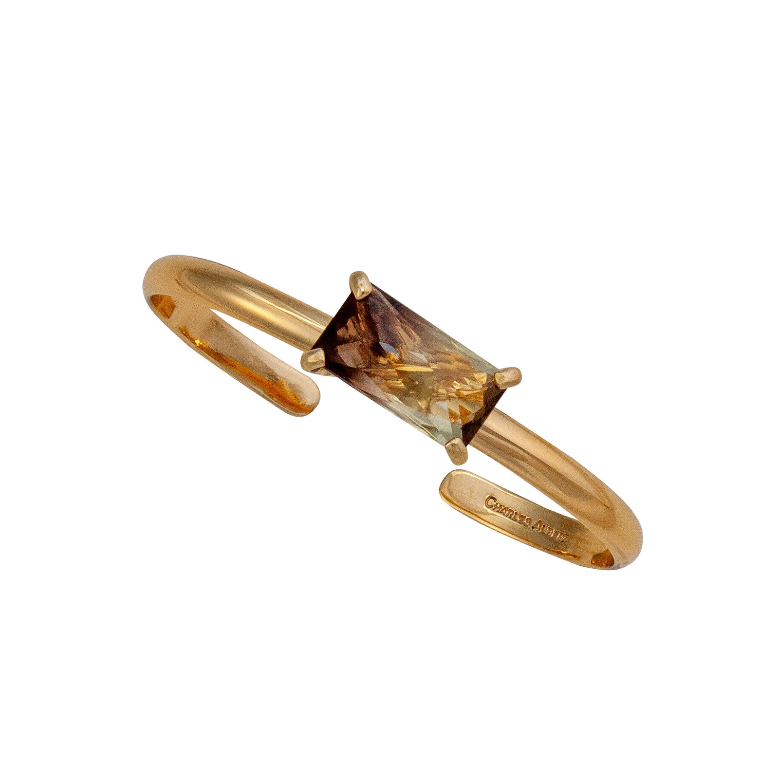 Alchemia Bi-Color Quartz Mini Cuff | Charles Albert Jewelry