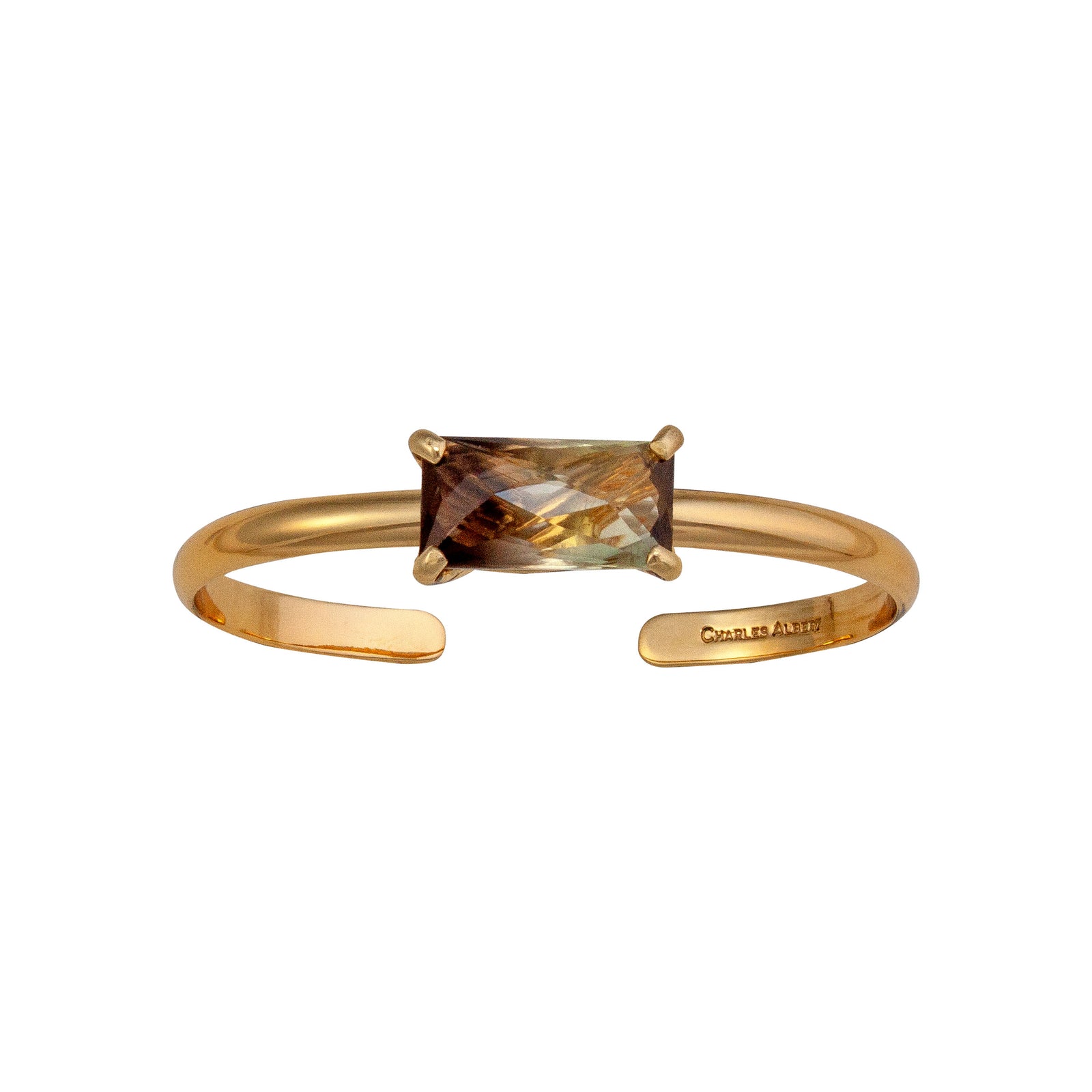 Alchemia Bi-Color Quartz Mini Cuff | Charles Albert Jewelry