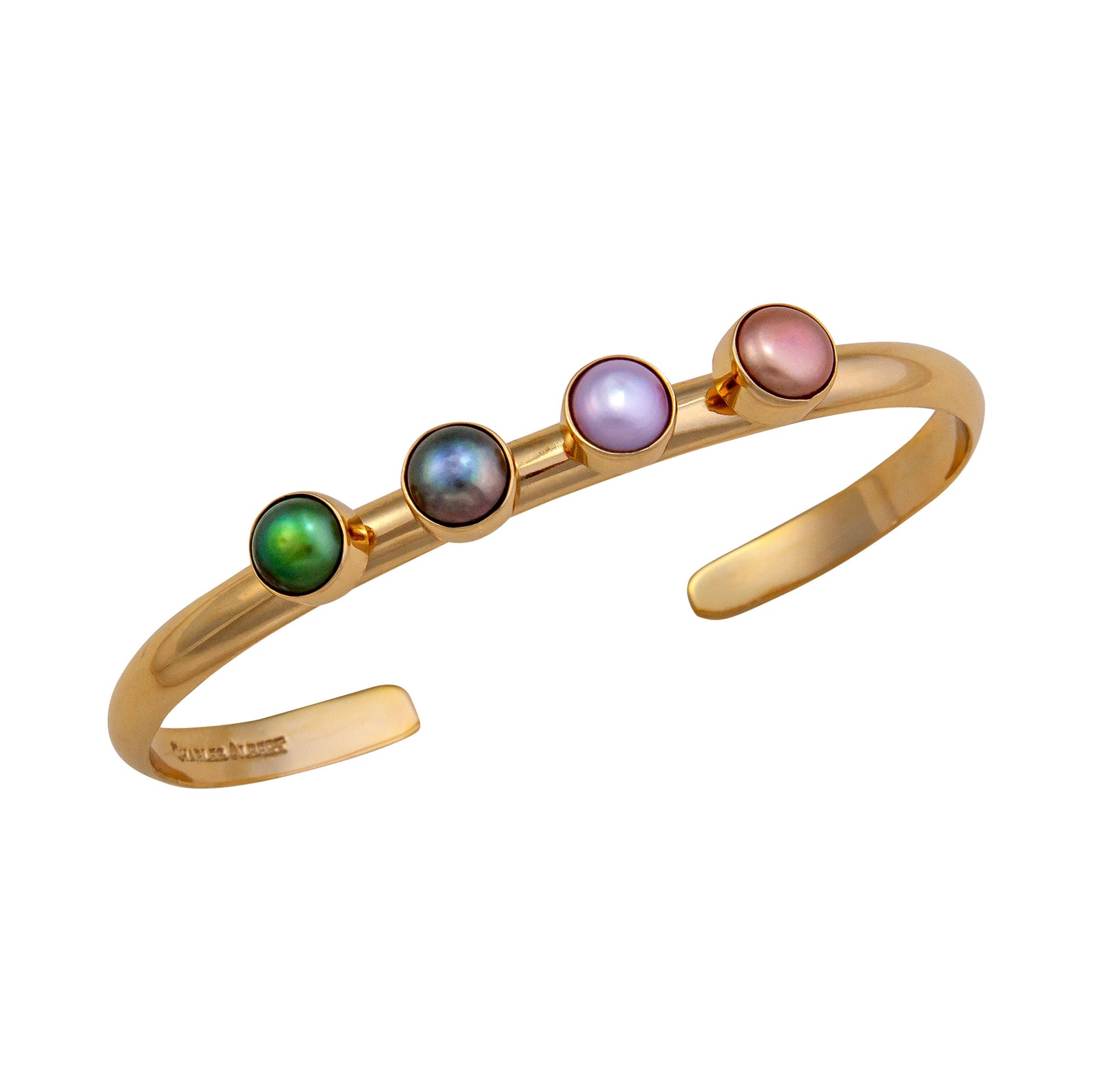 Alchemia Multi-Colored Pearl Mini Cuff | Charles Albert Jewelry