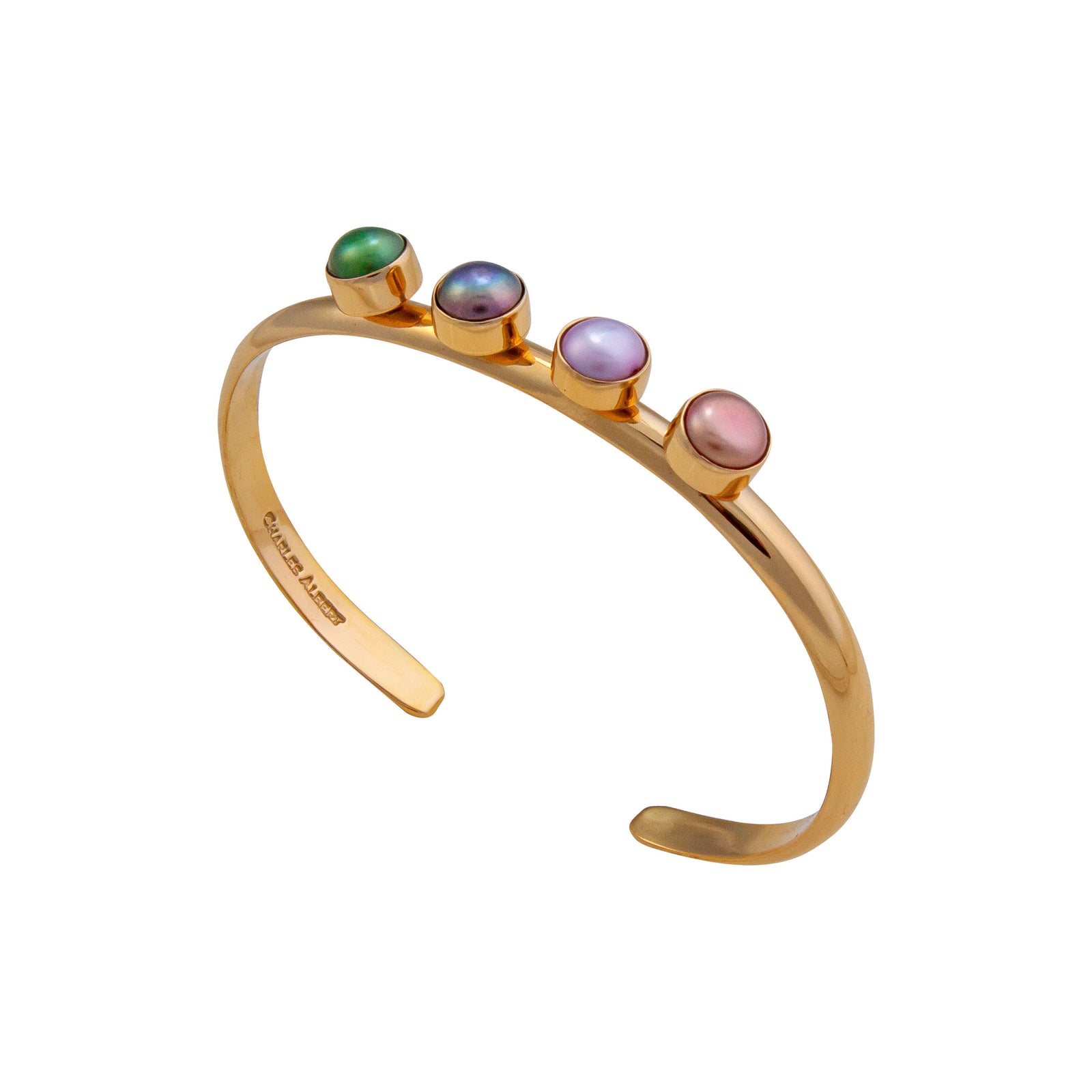Alchemia Multi-Colored Pearl Mini Cuff | Charles Albert Jewelry