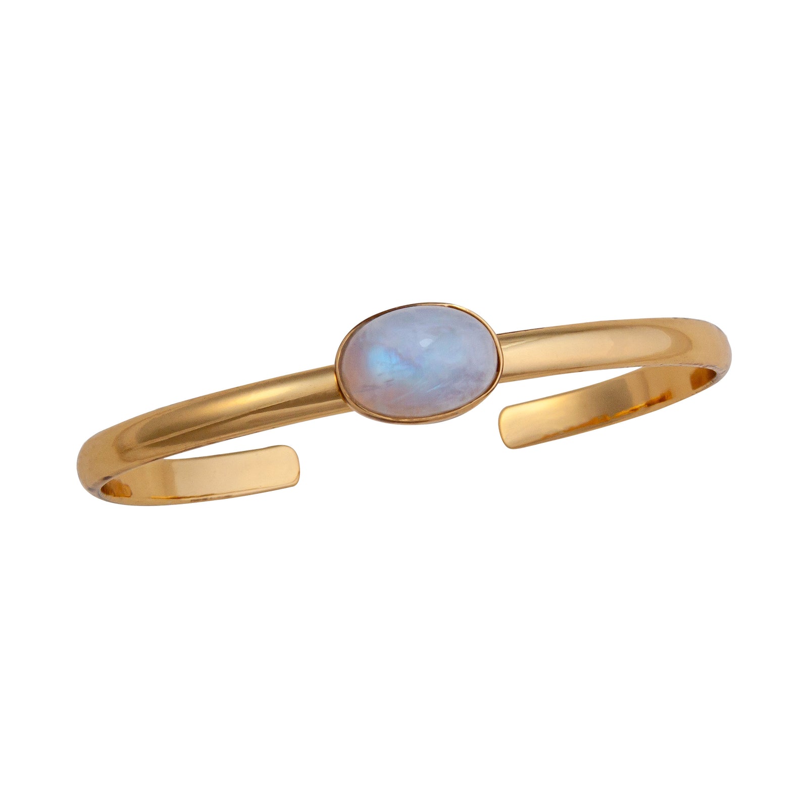 Alchemia Rainbow Moonstone Mini Cuff | Charles Albert Jewelry