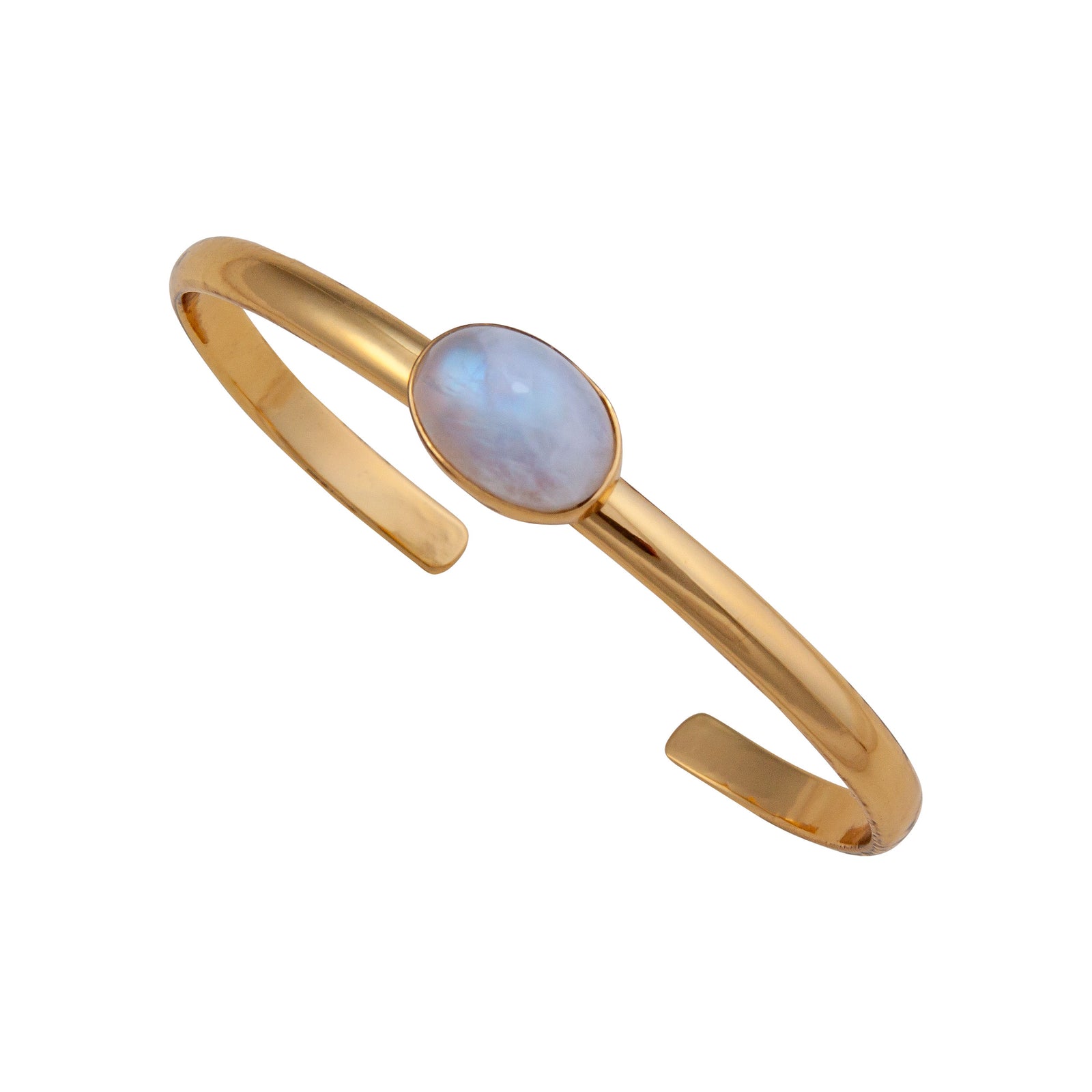 Alchemia Rainbow Moonstone Mini Cuff | Charles Albert Jewelry