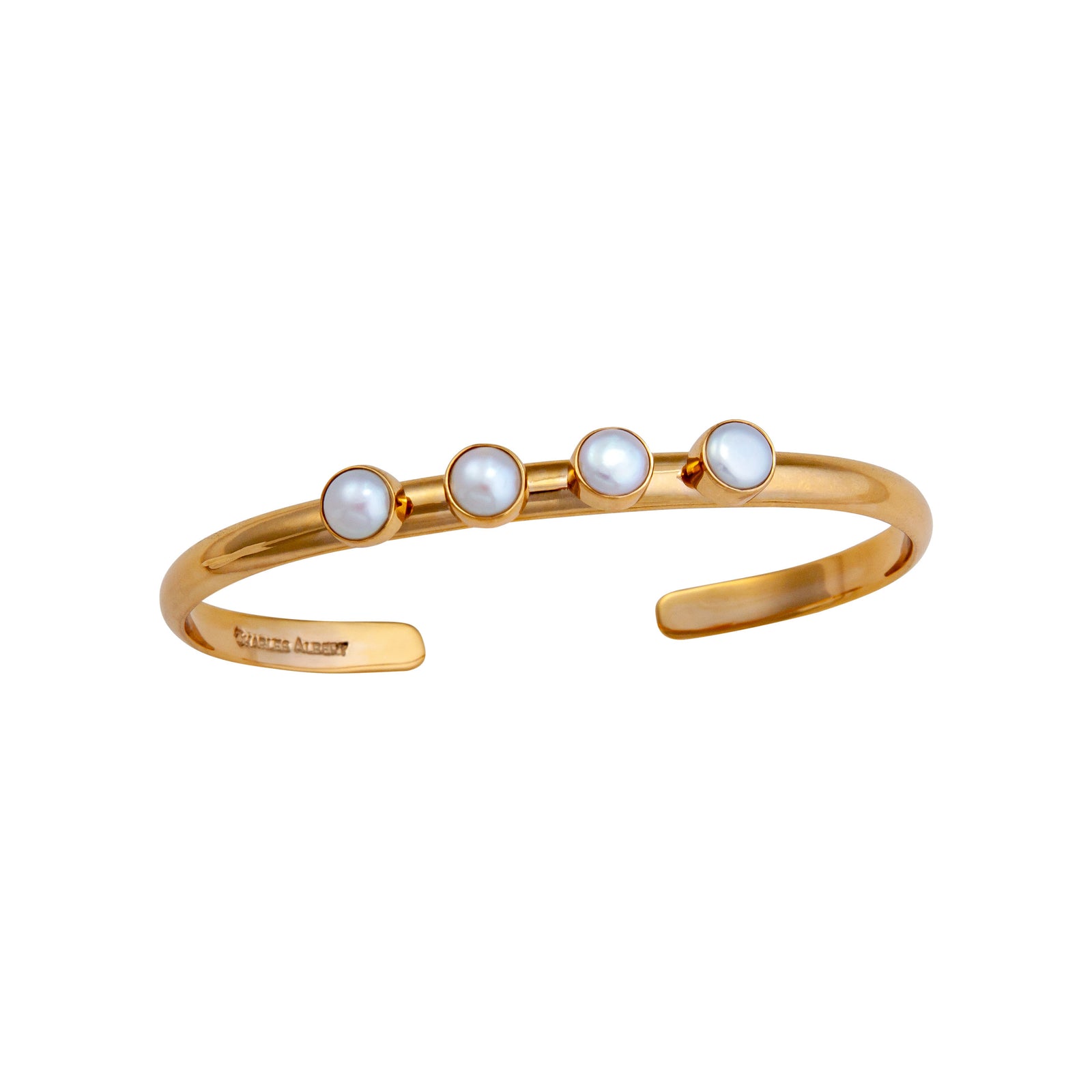 Alchemia Four-Pearl Mini Cuff | Charles Albert Jewelry