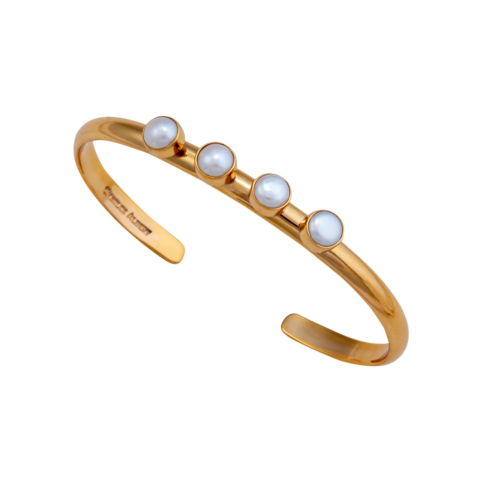 Alchemia Four-Pearl Mini Cuff | Charles Albert Jewelry