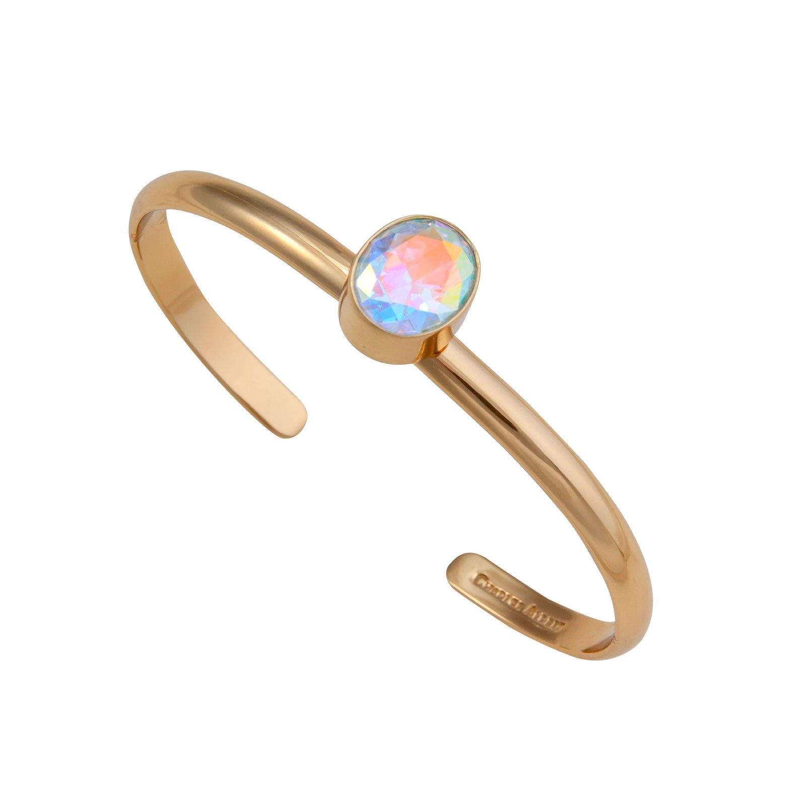 Alchemia Mercury Mist Oval Mini Cuff | Charles Albert Jewelry