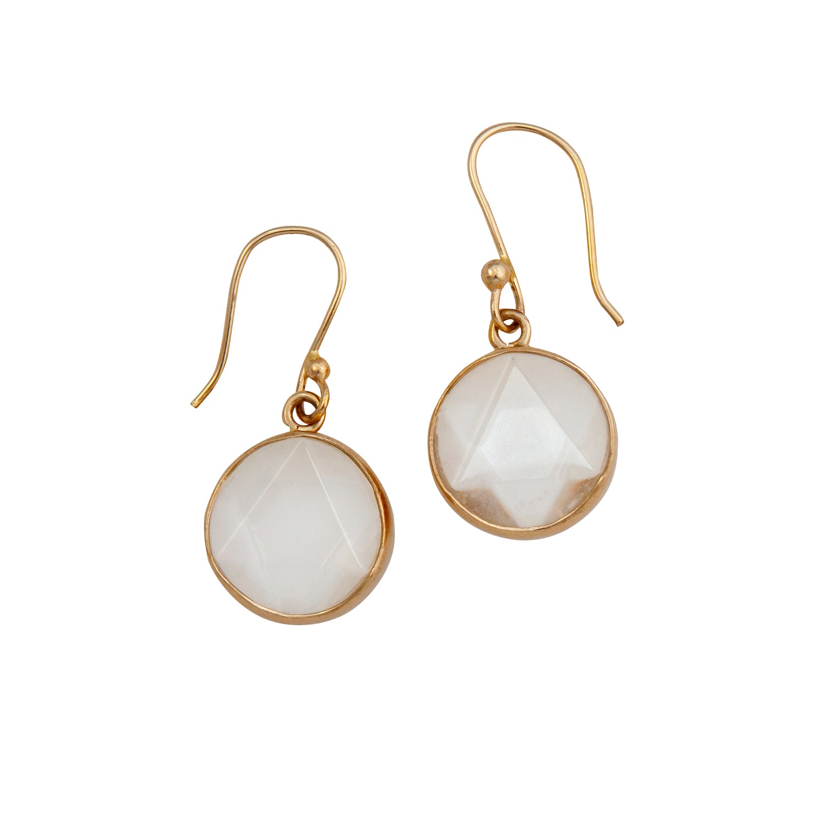 Alchemia Clear Quartz Carved Star Drop Earrings | Charles Albert Jewelry