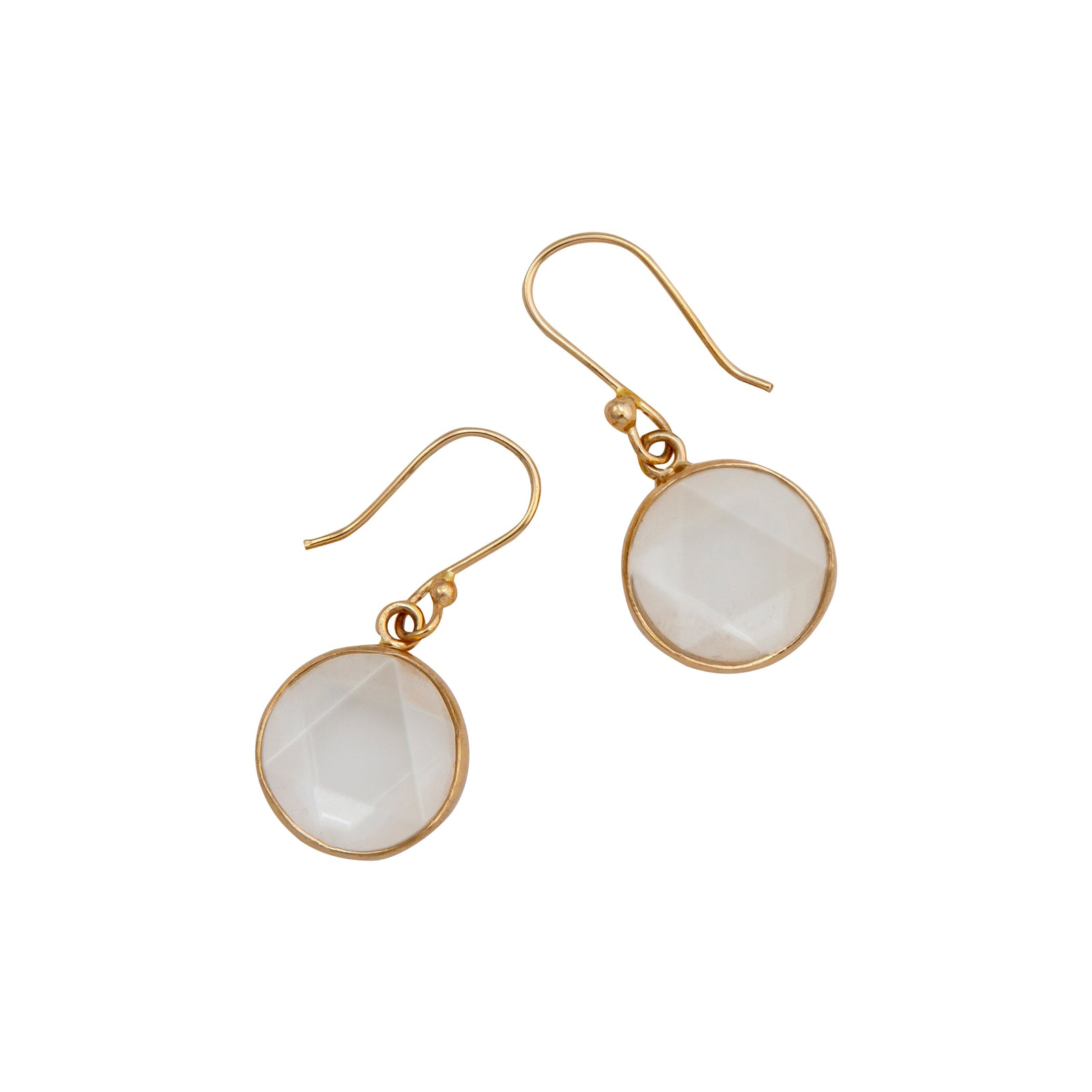 Alchemia Clear Quartz Carved Star Drop Earrings | Charles Albert Jewelry