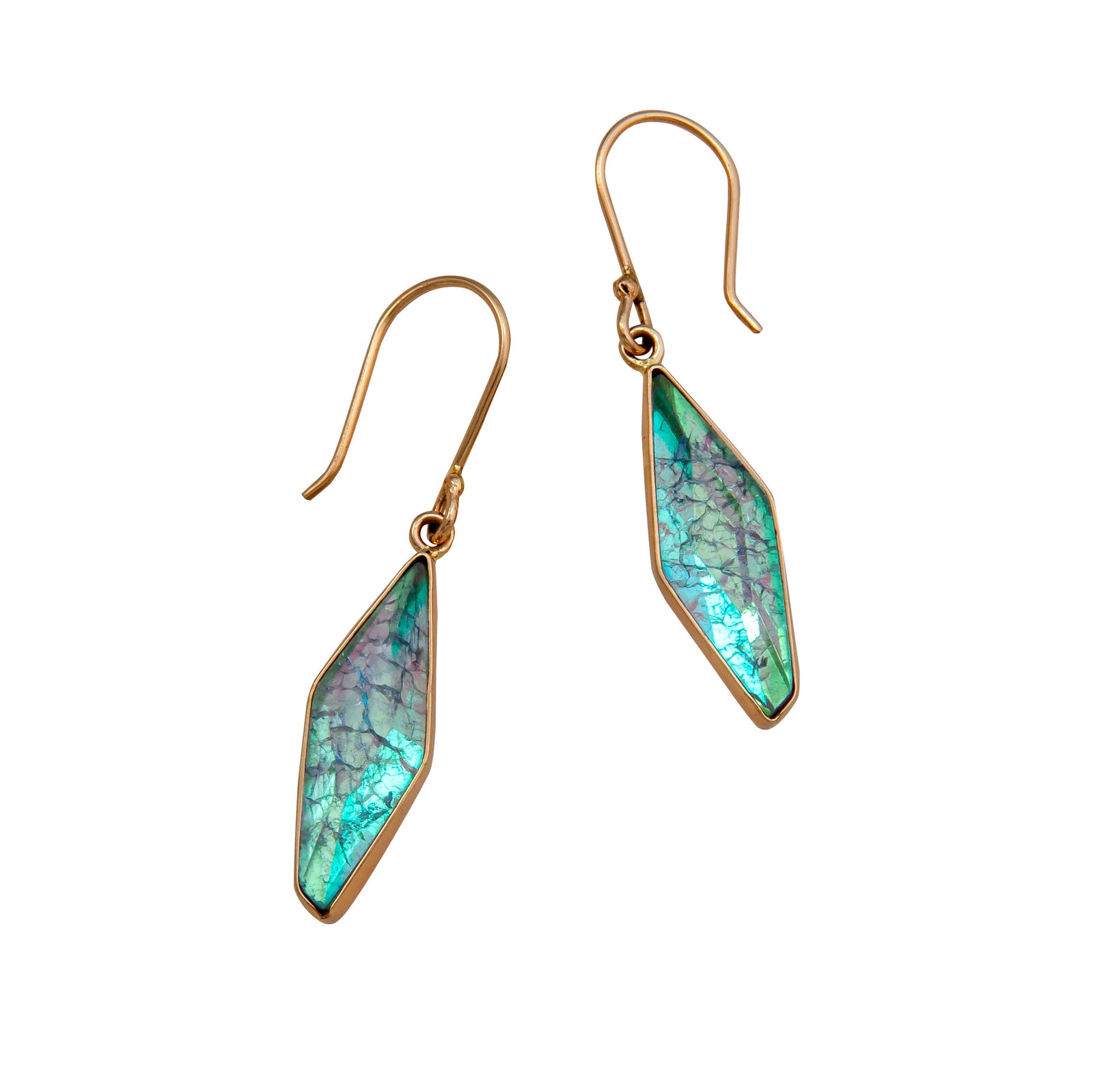 Alchemia Treated Quartz and Glass Drop Earrings | Charles Albert Jewelry