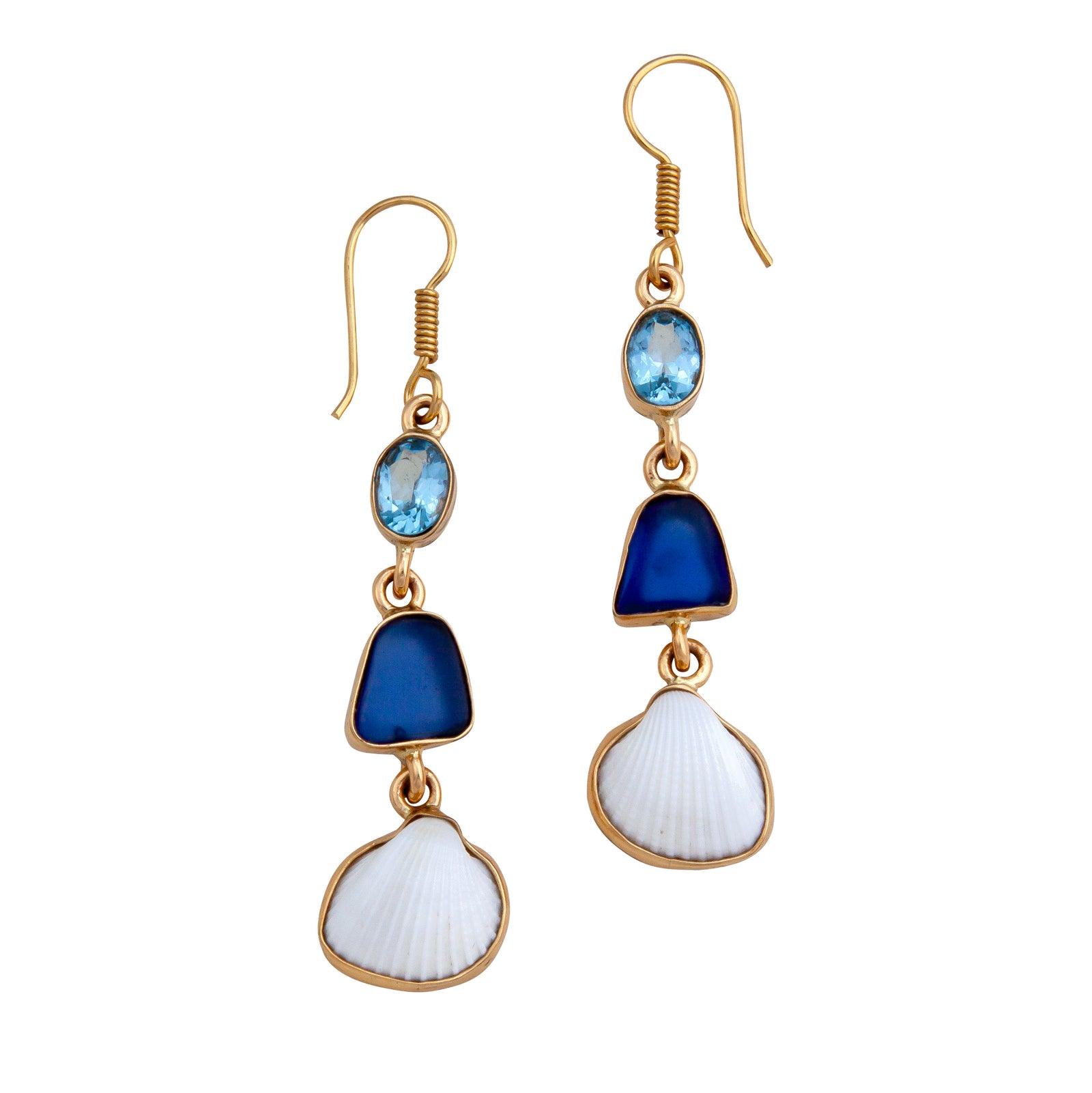 Alchemia Blue Ocean Breeze Drop Earrings | Charles Albert Jewelry