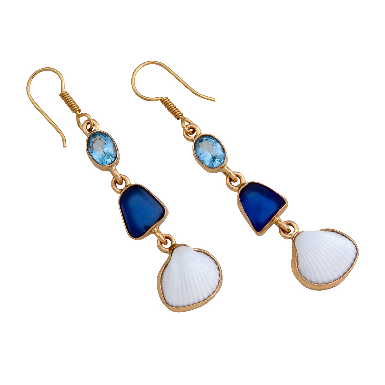 Alchemia Blue Ocean Breeze Drop Earrings | Charles Albert Jewelry