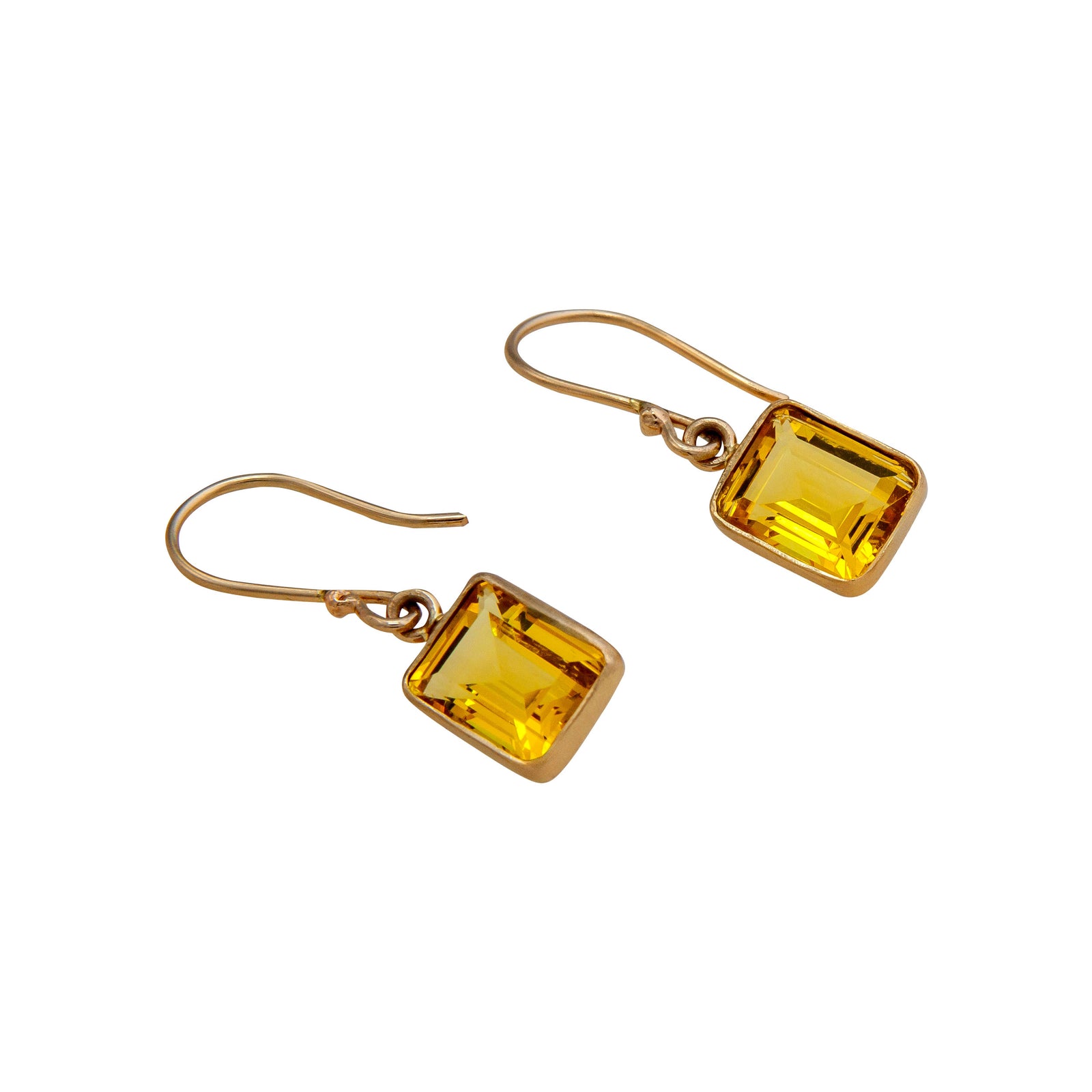 Alchemia Citrine Petite Drop Earrings | Charles Albert Jewelry