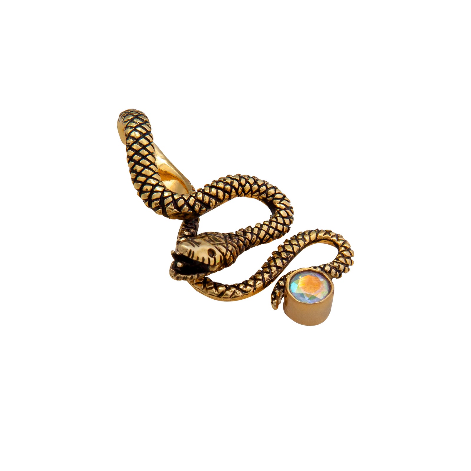 Alchemia Mercury Mist Snake Pendant | Charles Albert Jewelry