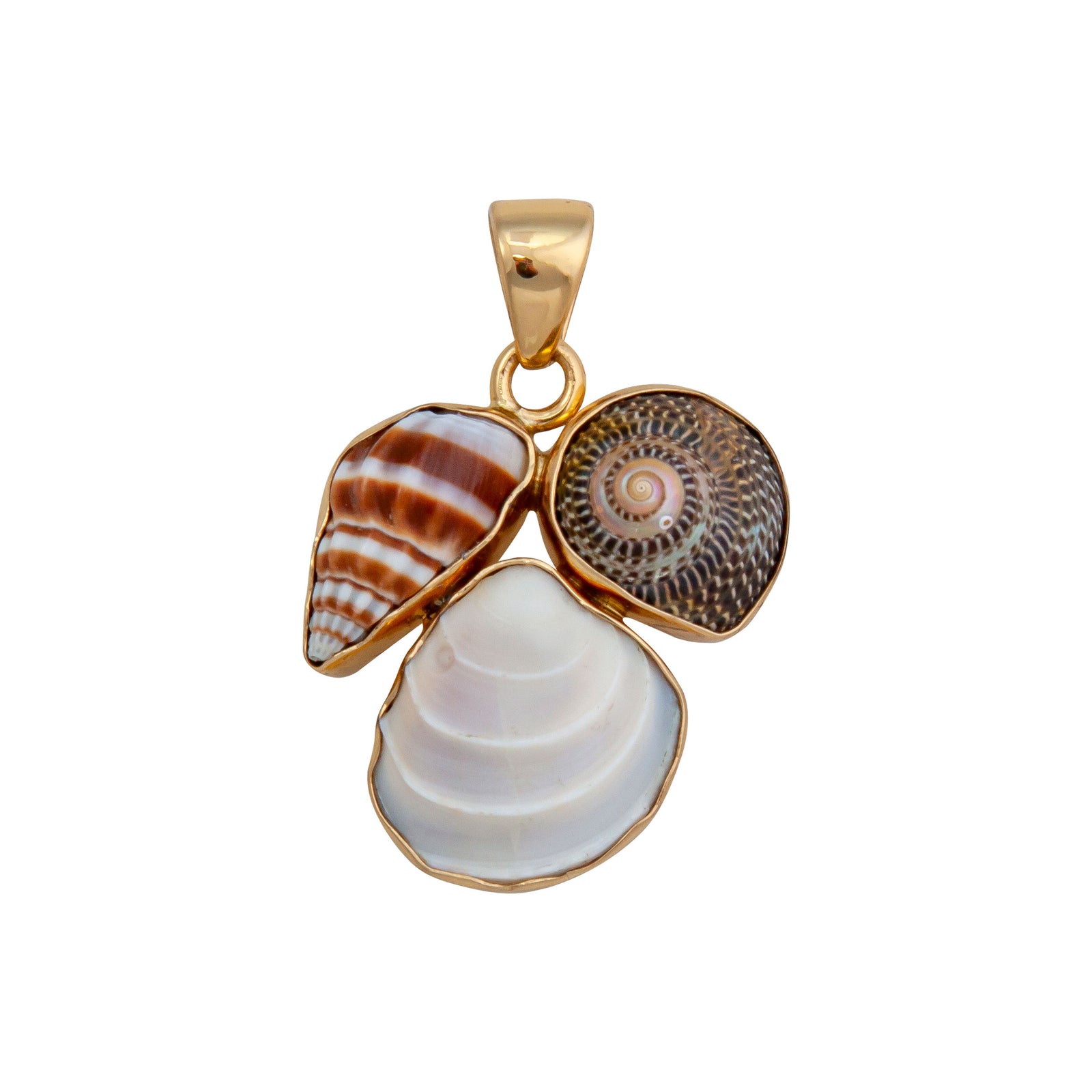 Alchemia Multi Shell Cluster Pendant | Charles Albert Jewelry