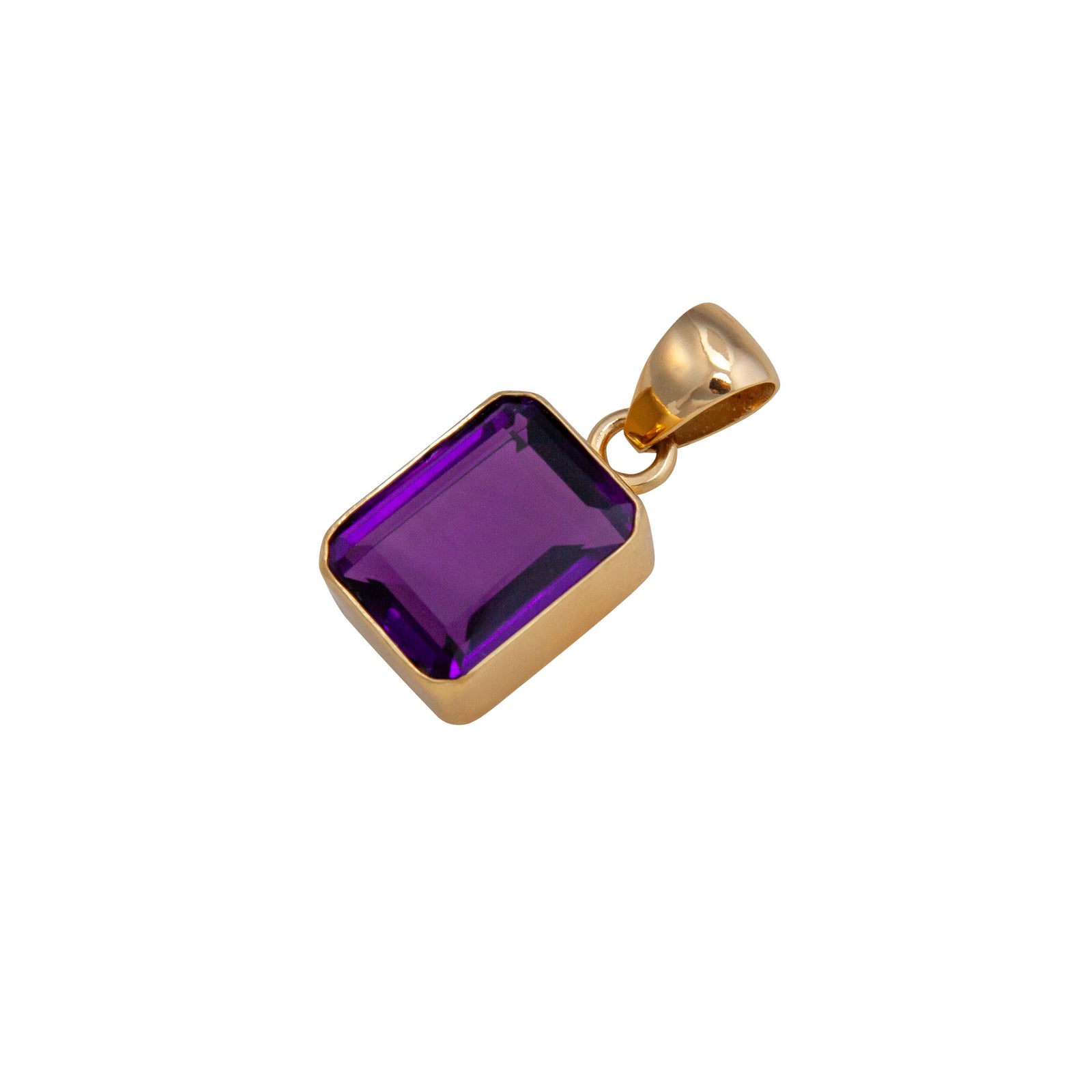 Alchemia Amethyst Rectangle Pendant | Charles Albert Jewelry