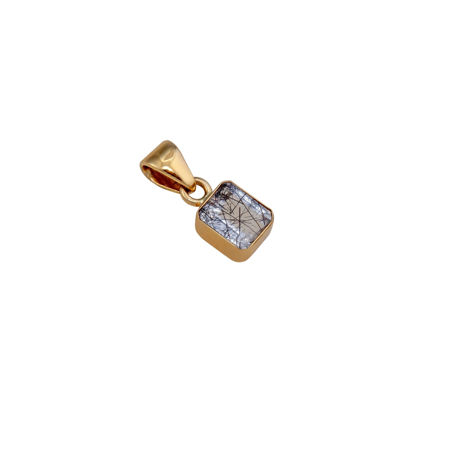 Alchemia Tourmalinated Quartz Pendant | Charles Albert Jewelry