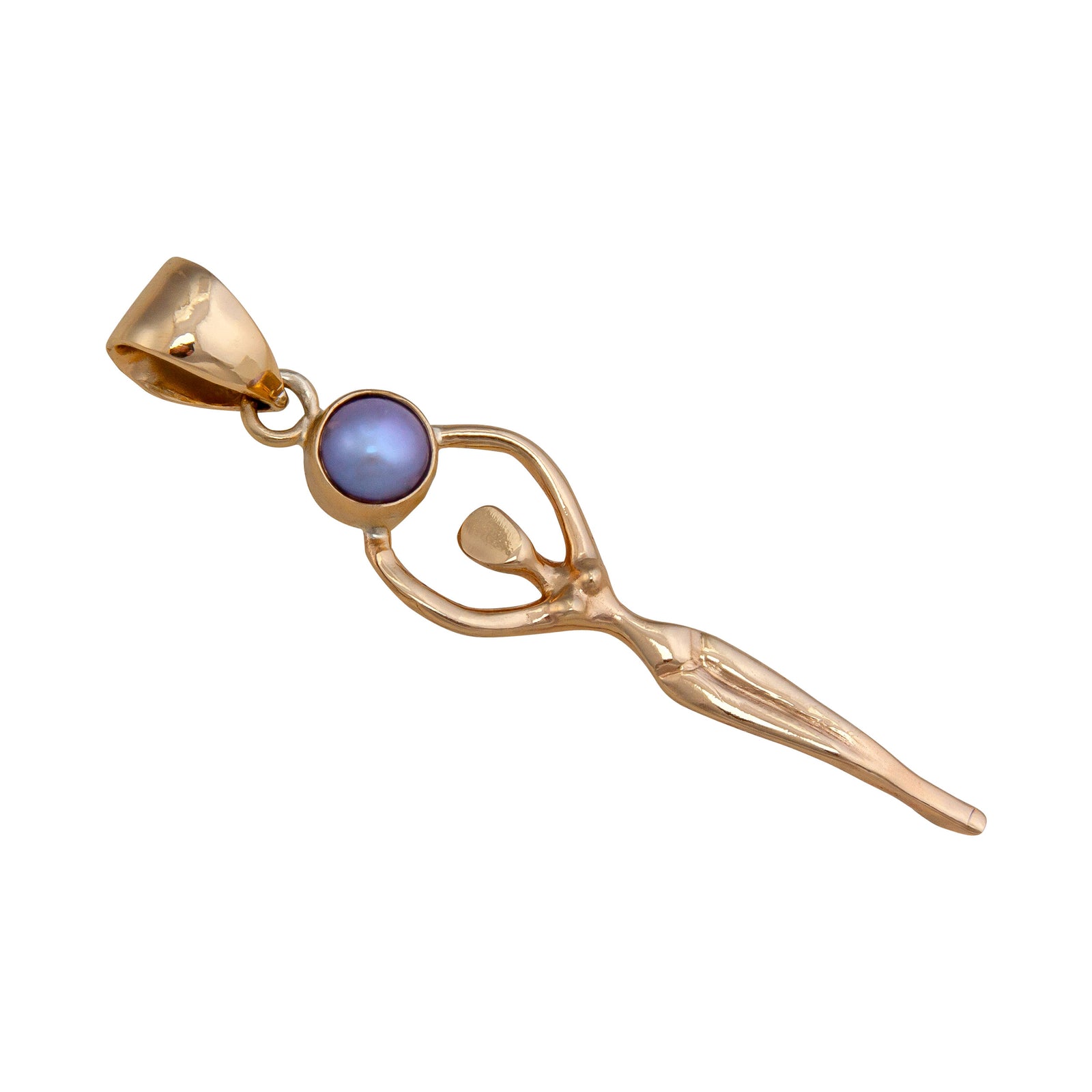 Alchemia Lilac Pearl Goddess Pendant | Charles Albert Jewelry