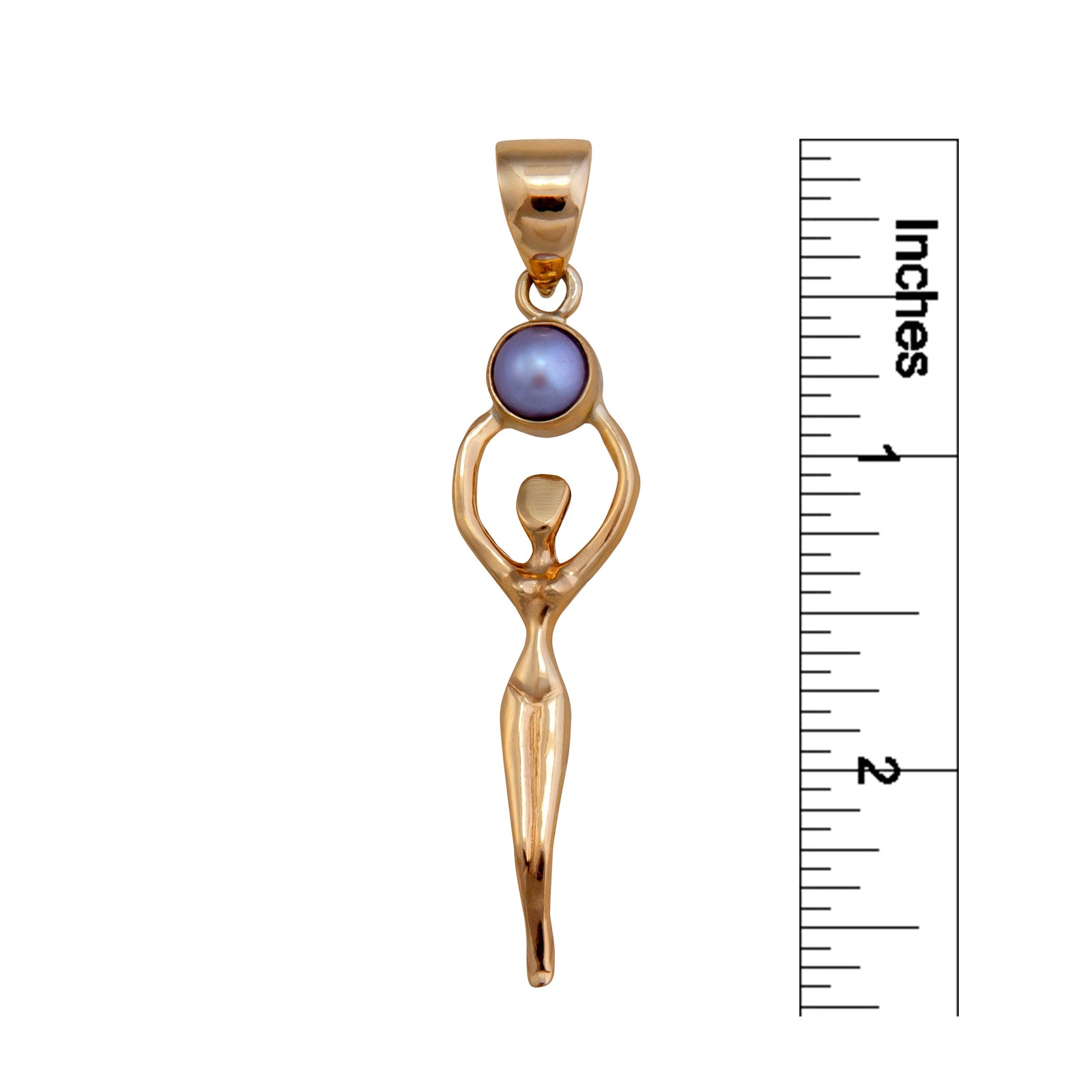 Alchemia Lilac Pearl Goddess Pendant | Charles Albert Jewelry