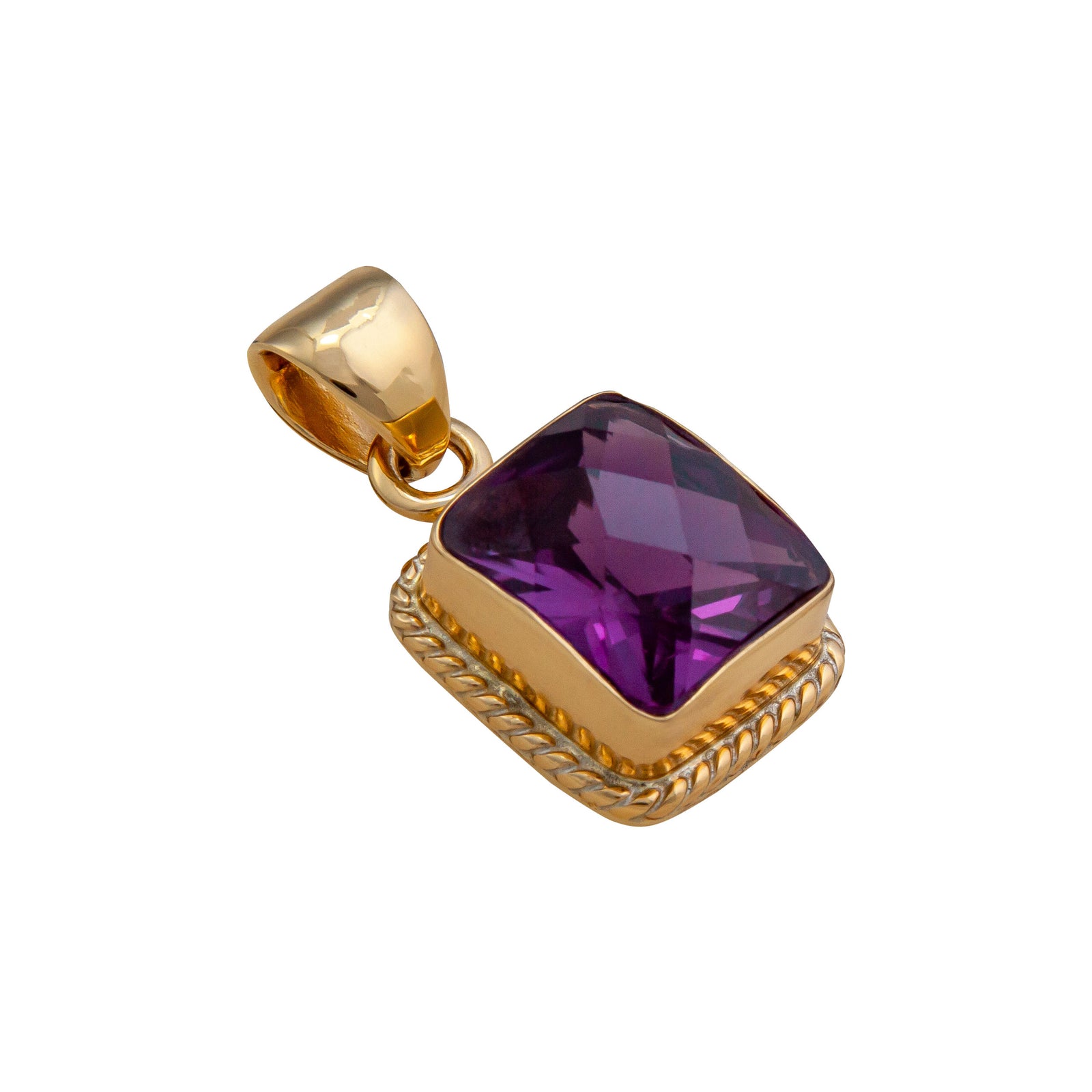 Alchemia Lab Created Alexandrite Rope Pendant | Charles Albert Jewelry