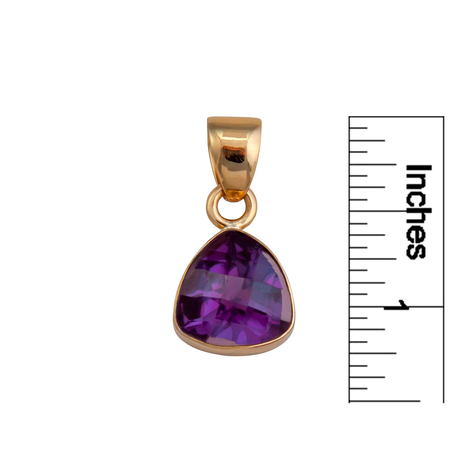 Alchemia Lab Created Alexandrite Trillion Pendant | Charles Albert Jewelry