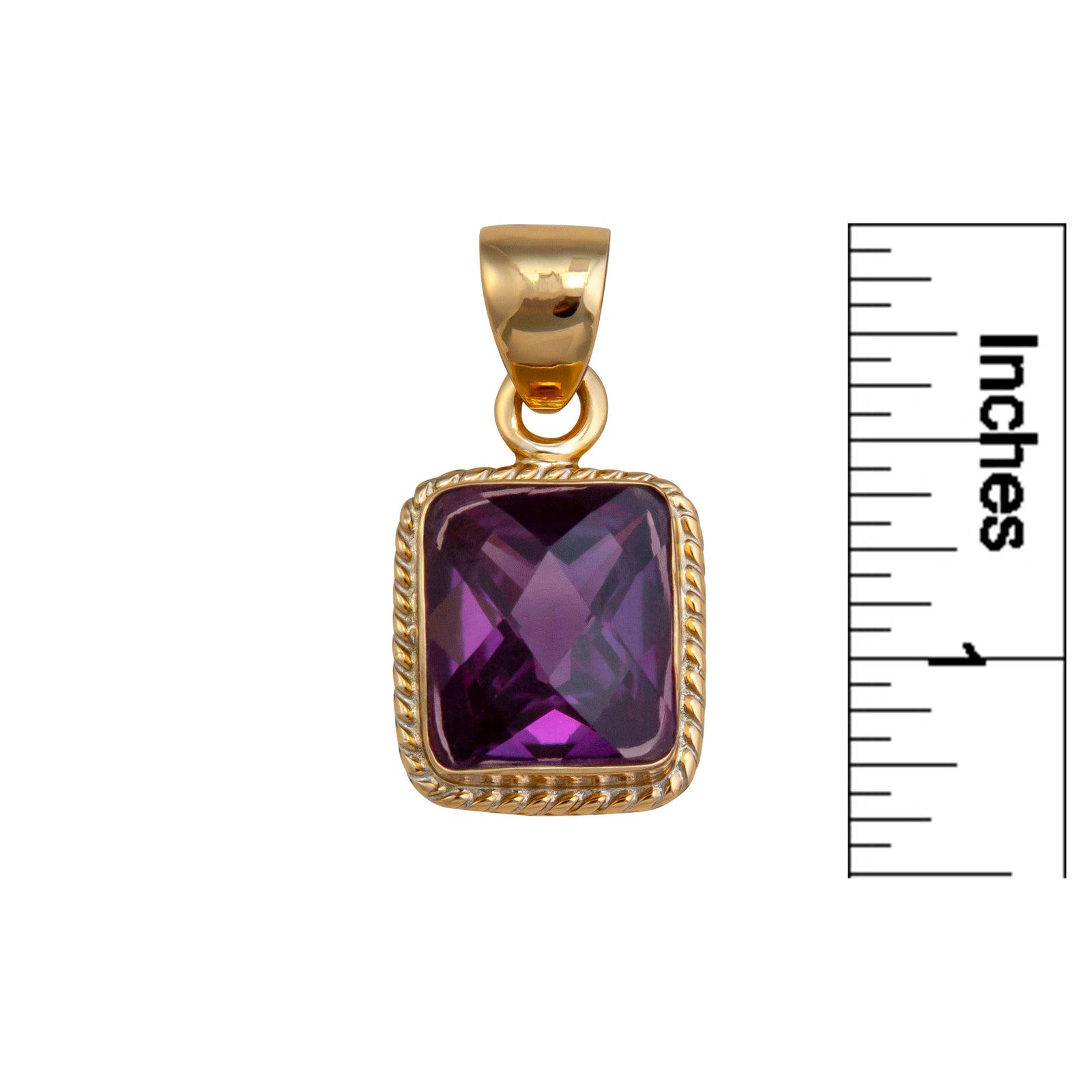 Alchemia Lab Created Alexandrite Rope Pendant | Charles Albert Jewelry