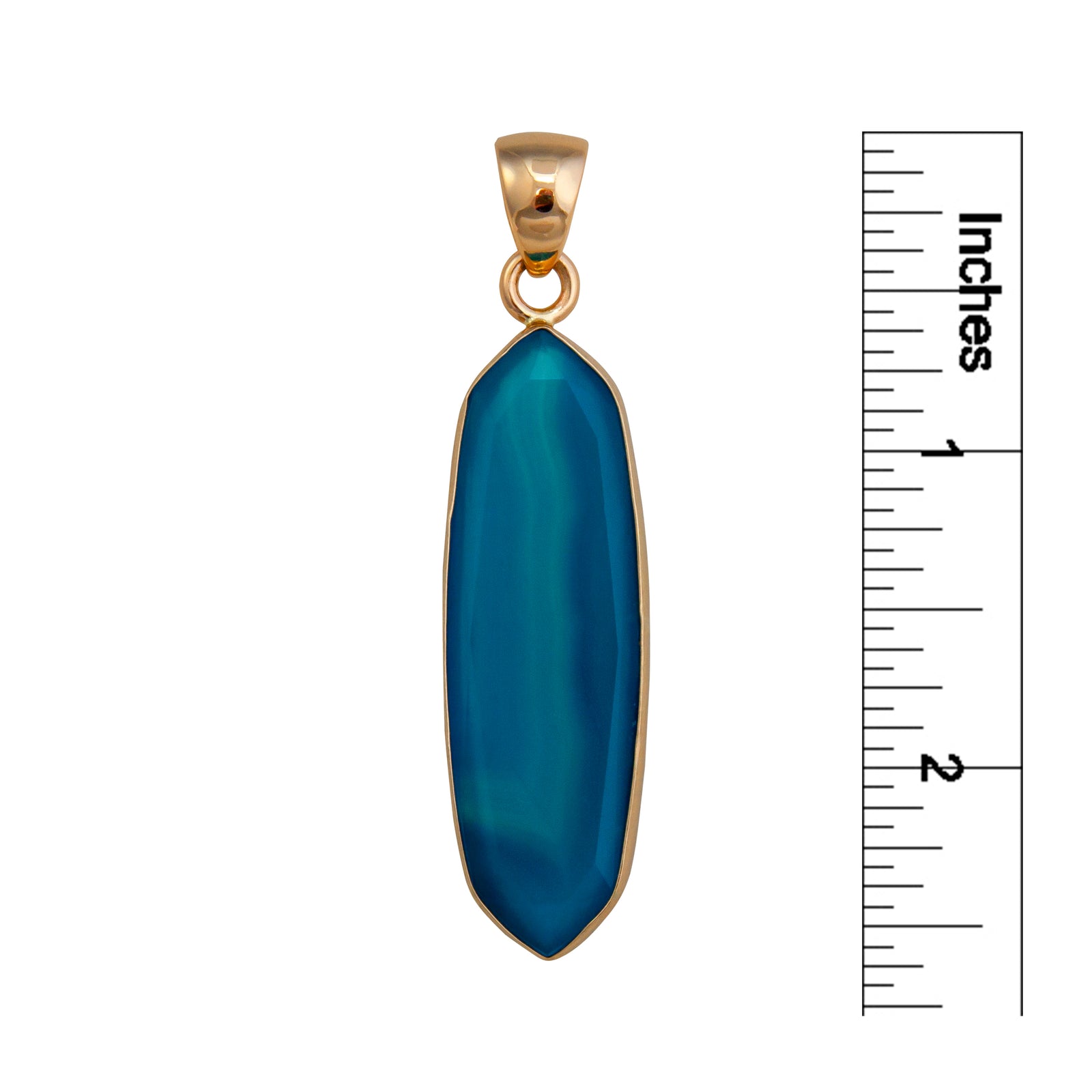 Alchemia Blue Agate Pendant | Charles Albert Jewelry