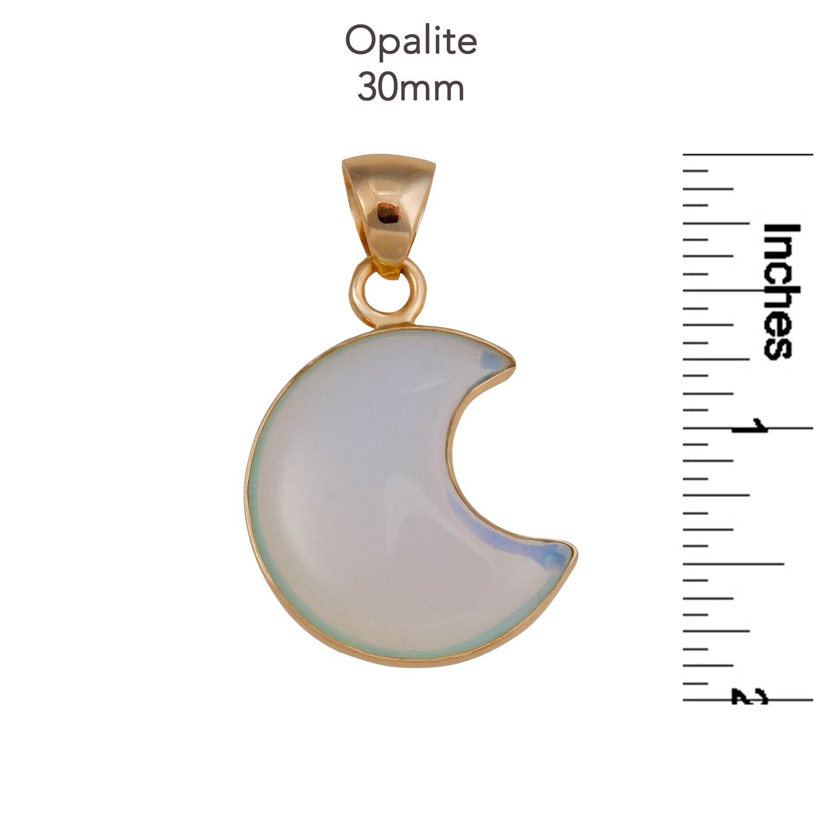 Alchemia Opalite Moon Pendant | Charles Albert Jewelry