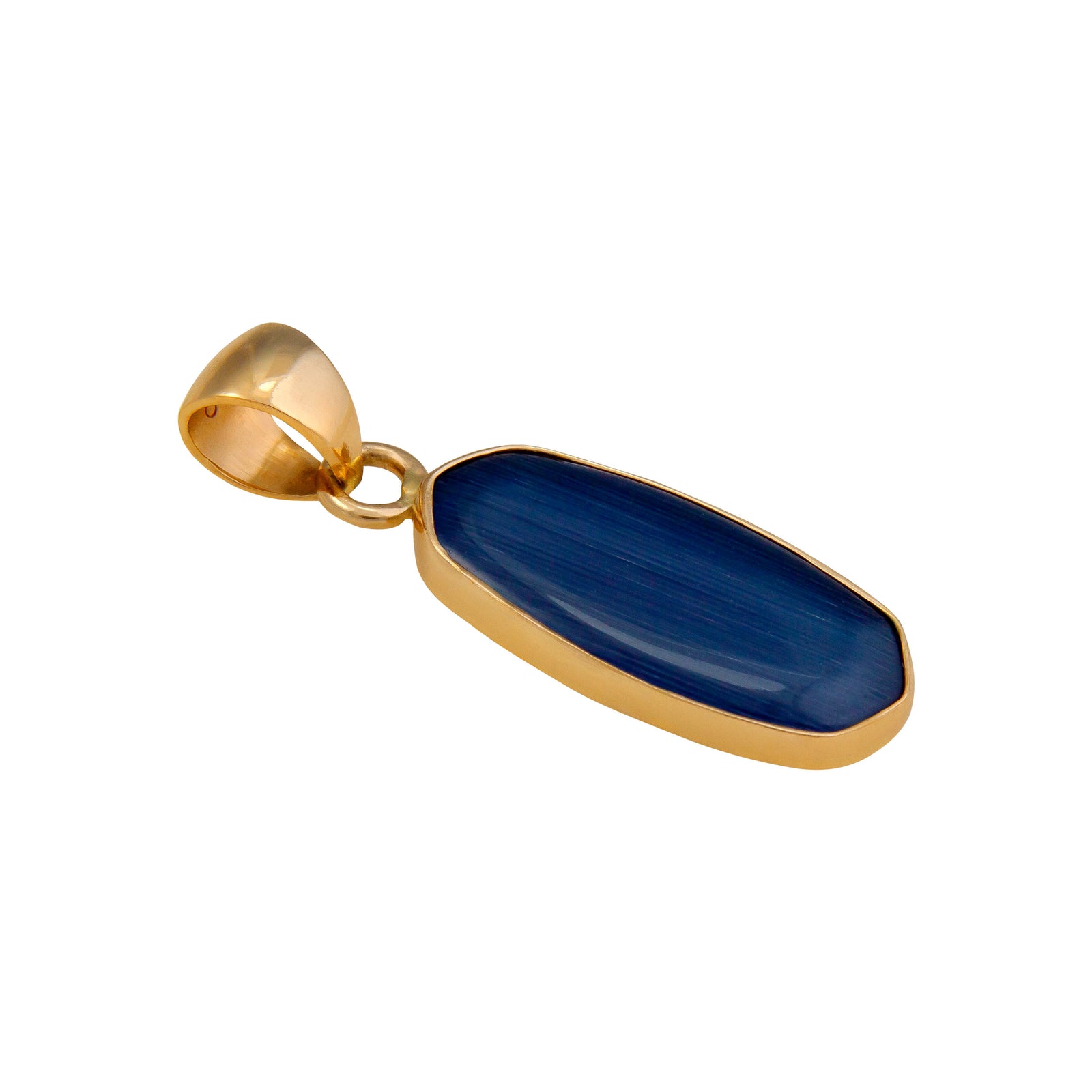 Alchemia Blue Tiger Eye Pendant | Charles Albert Jewelry