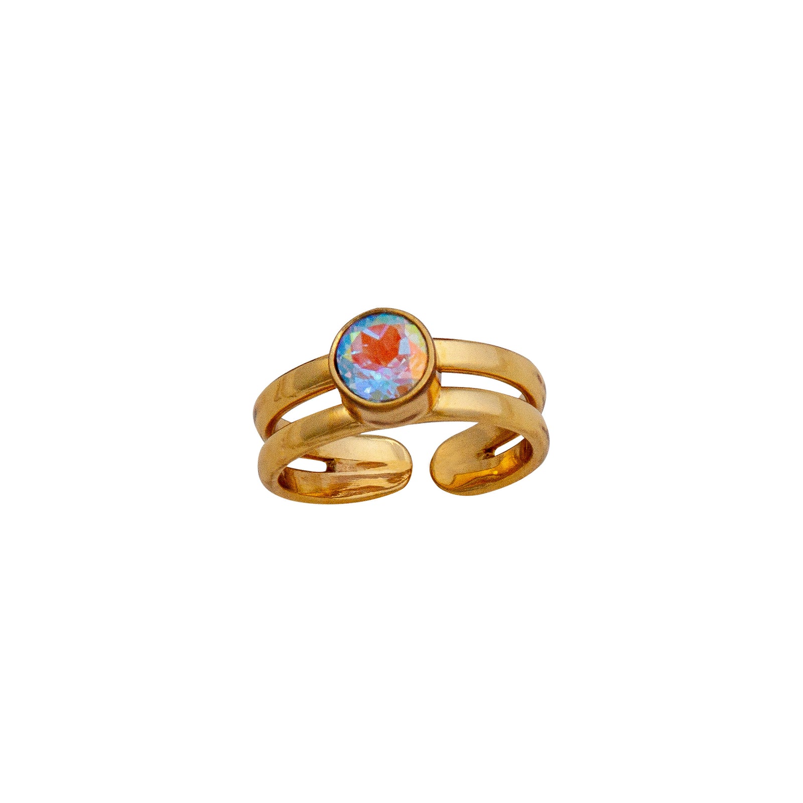 Alchemia Mercury Mist Adjustable Cuff Ring | Charles Albert Jewelry