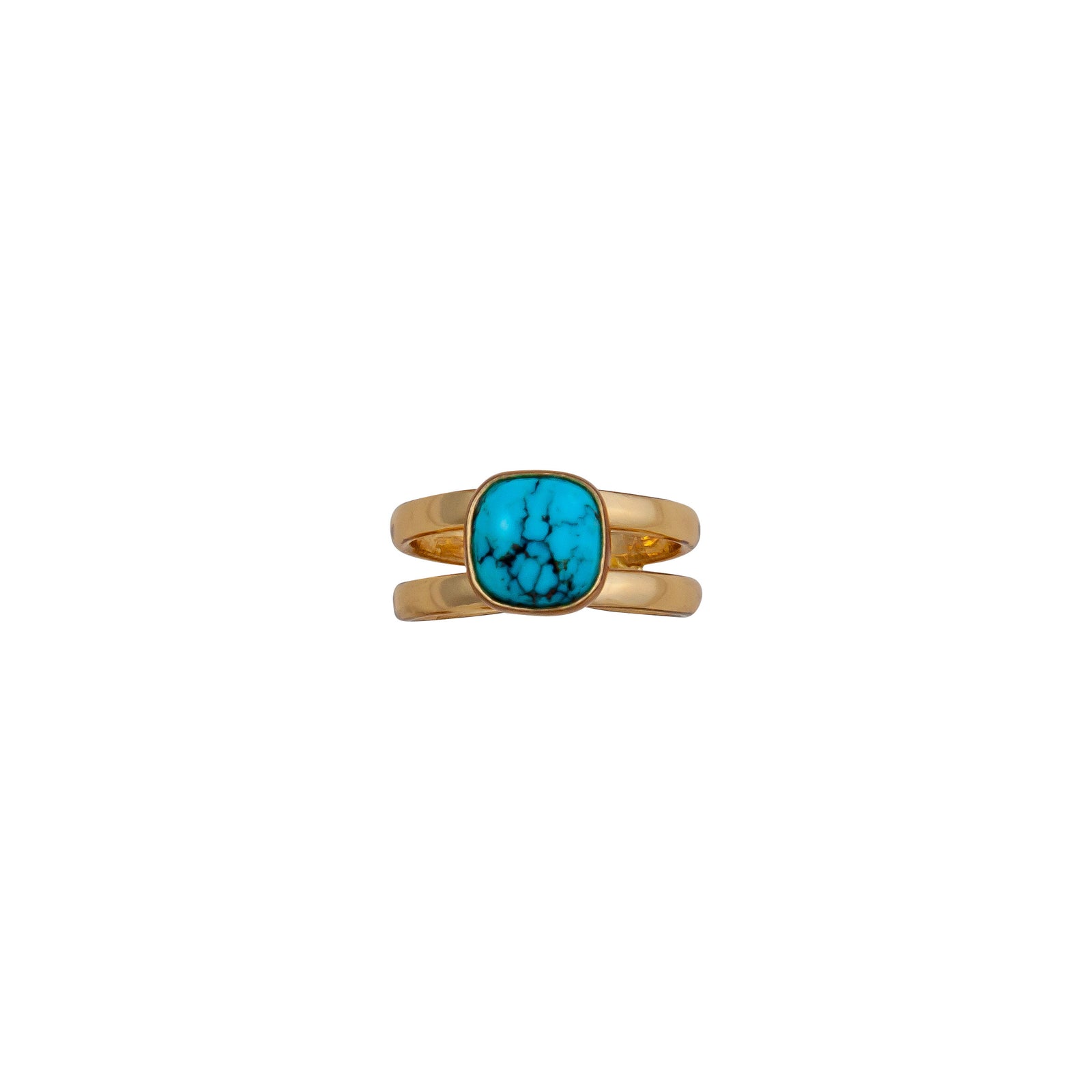 Alchemia Turquoise Adjustable Cuff Ring | Charles Albert Jewelry