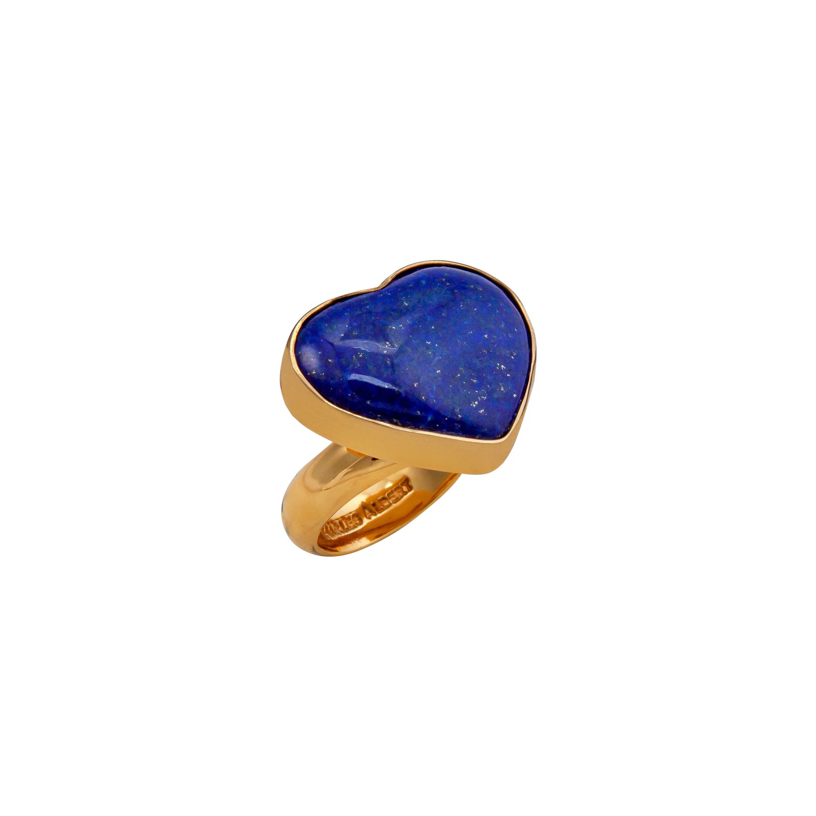 Alchemia Lapis Lazuli Heart Adjustable Ring | Charles Albert Jewelry