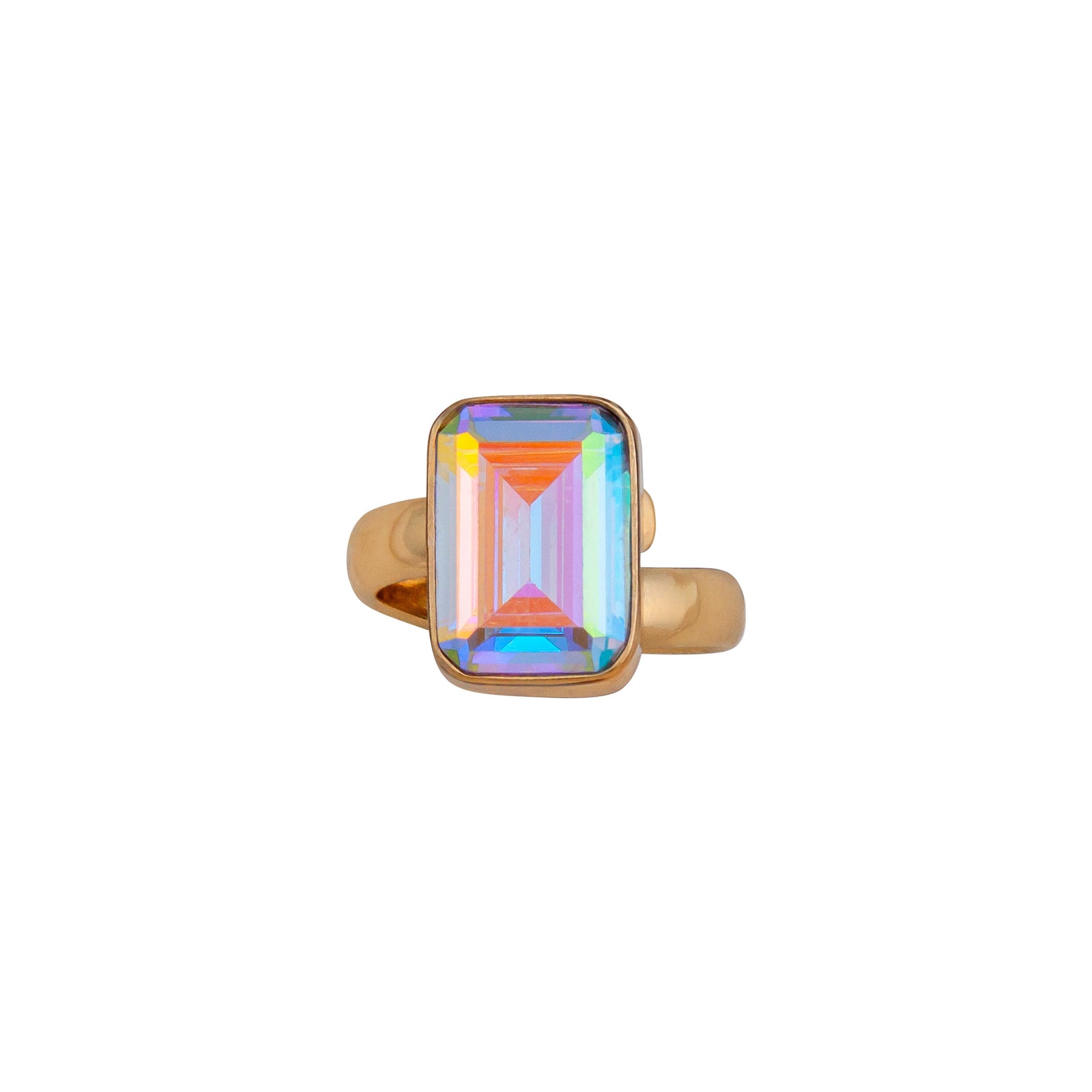 Alchemia Mercury Mist Rectangle Adjustable Ring | Charles Albert Jewelry