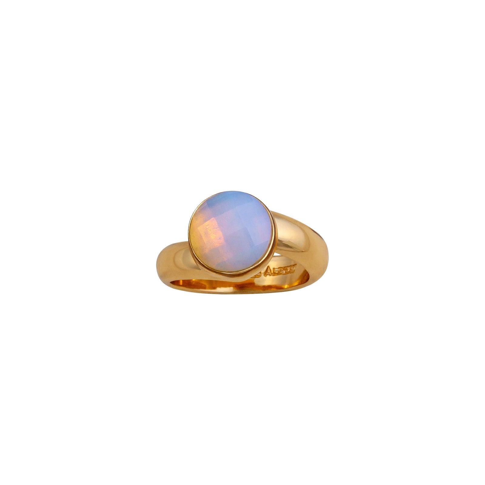 Alchemia Opalite Faceted Round Adjustable Ring | Charles Albert Jewelry