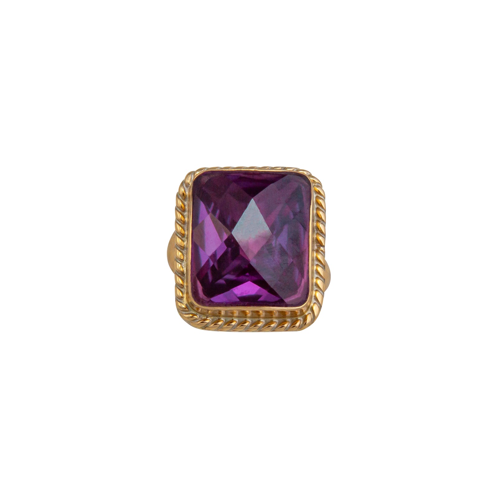 Alchemia Lab Alexandrite Rope Adjustable Ring | Charles Albert Jewelry