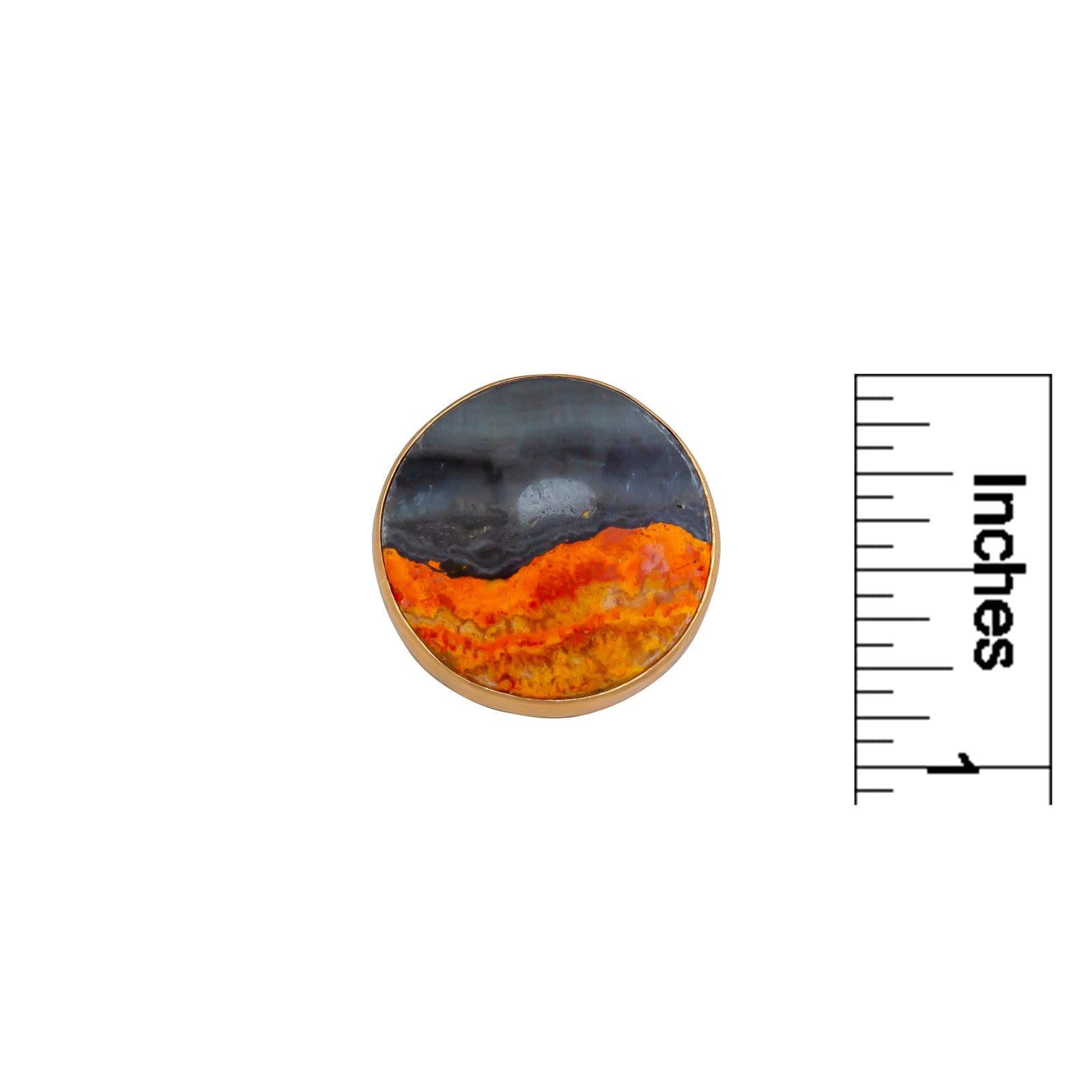 Alchemia Bumble Bee Jasper Round Adjustable Ring | Charles Albert Jewelry