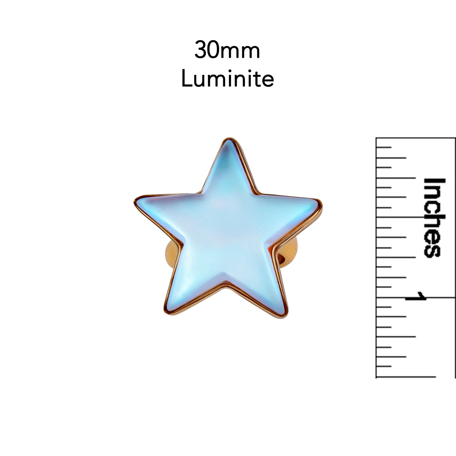 Alchemia Luminite Star Adjustable Ring - Large | Charles Albert Jewelry