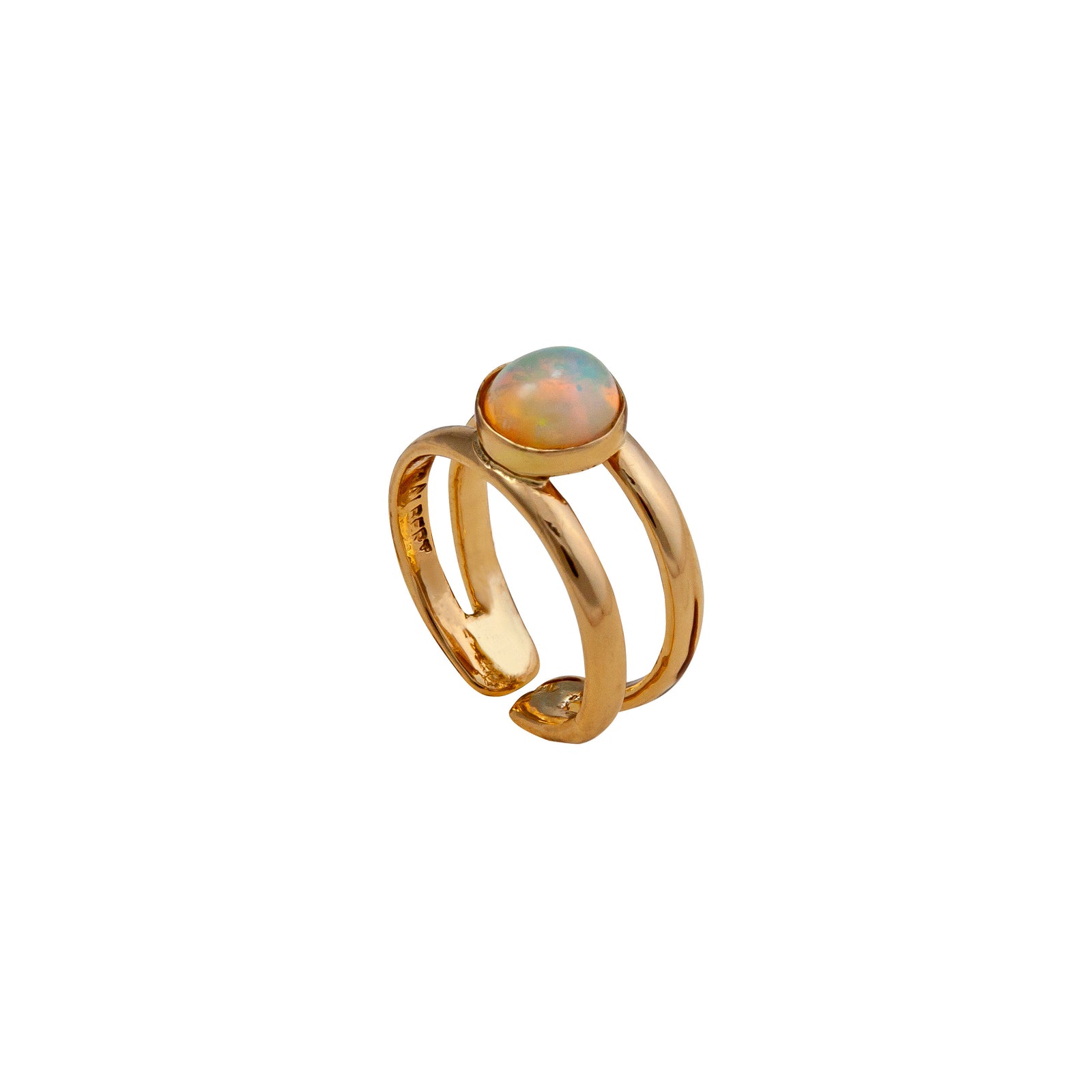 Alchemia Ethiopian Opal Cuff Ring | Charles Albert Jewelry