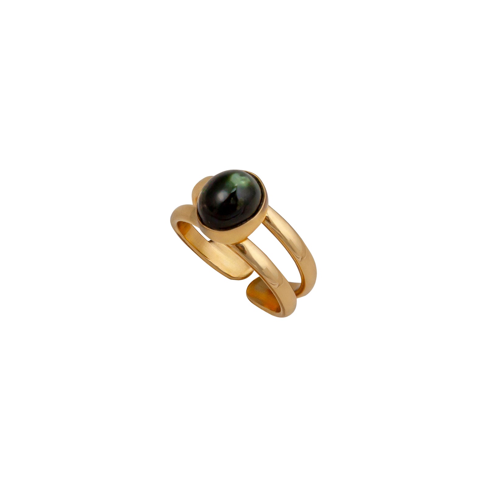 Alchemia Star Diopside Adjustable Cuff Ring | Charles Albert Jewelry