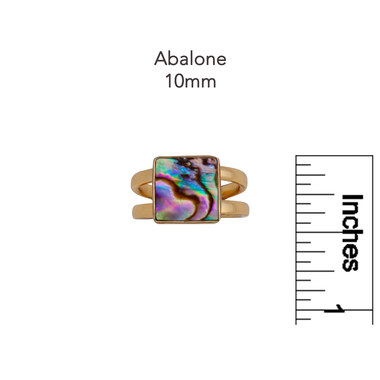 Alchemia Natural Abalone Adjustable Cuff Ring | Charles Albert Jewelry