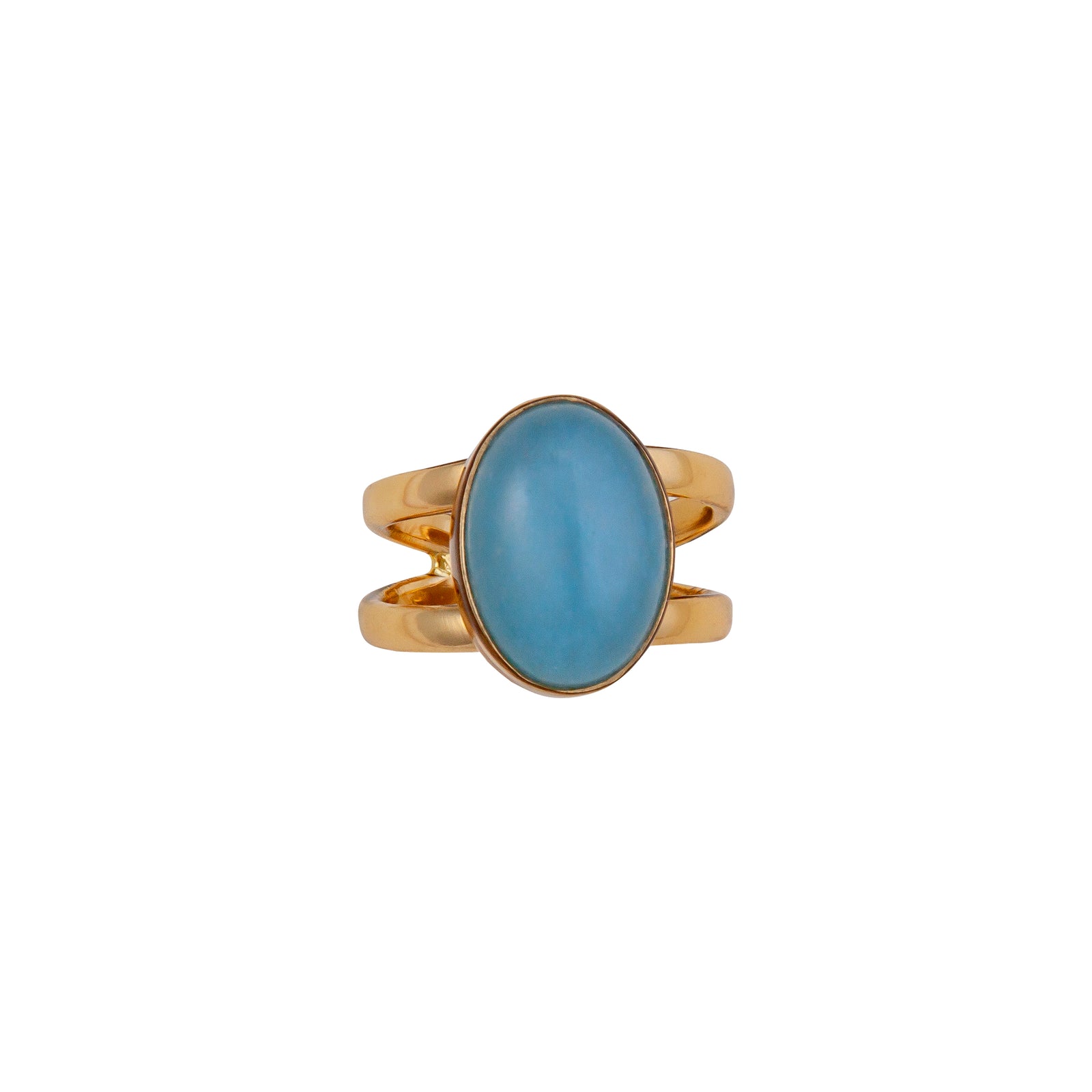Alchemia Blue Quartz Adjustable Cuff Ring | Charles Albert Jewelry