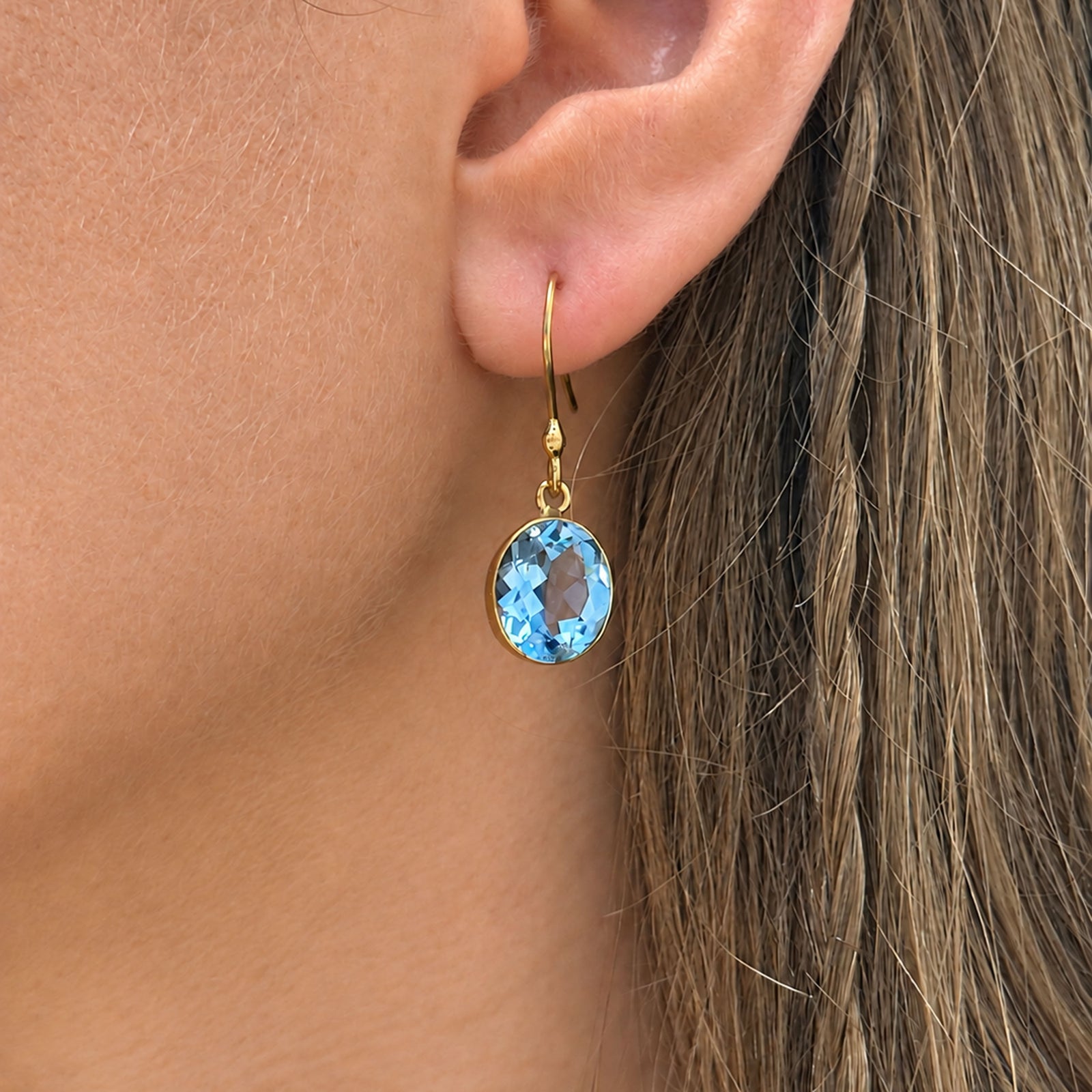 Alchemia Blue Topaz Drop Earrings | Charles Albert Jewelry