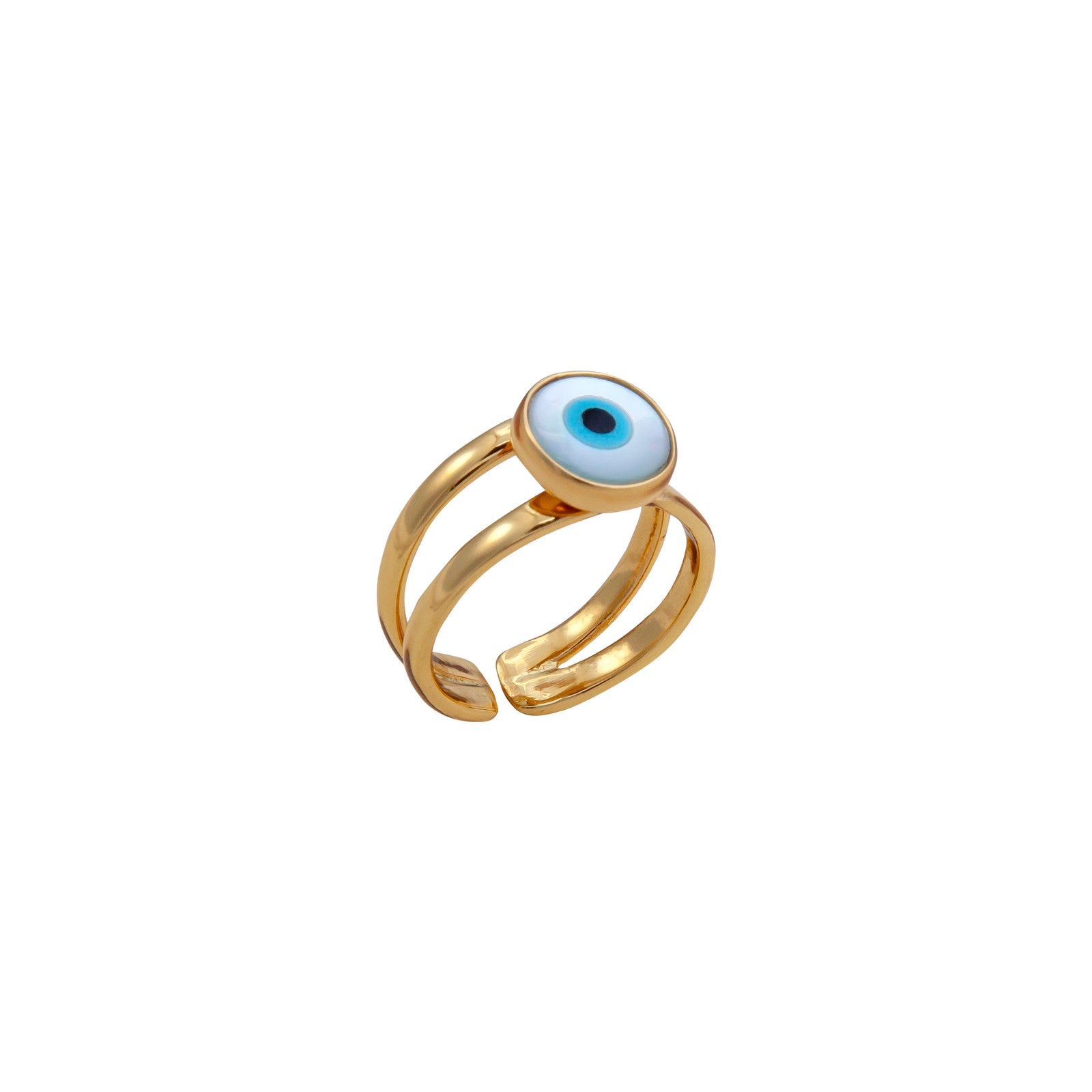 Alchemia Evil Eye Cuff Ring | Charles Albert Jewelry