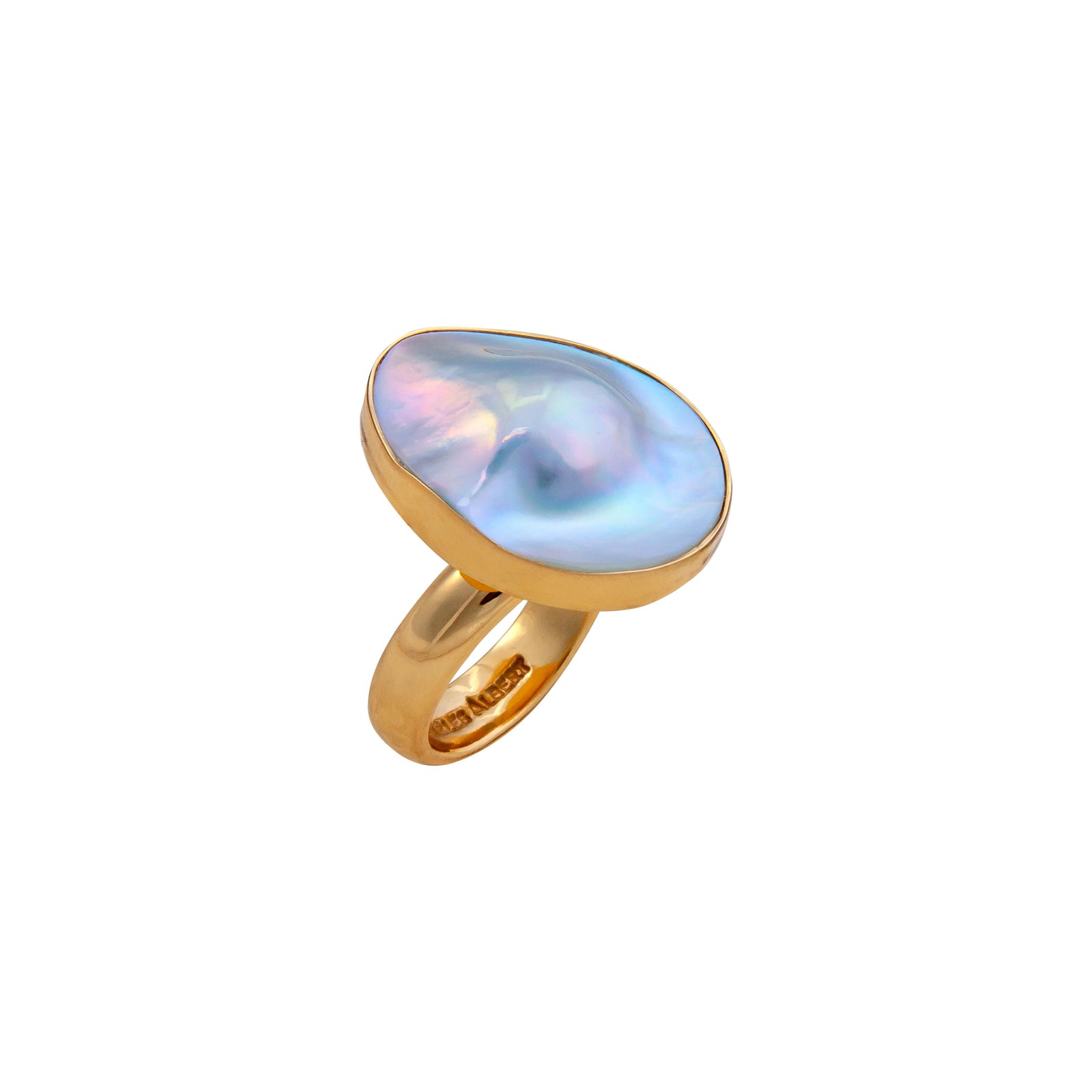 Alchemia Mabe Blister Pearl Adjustable Ring | Charles Albert Jewelry