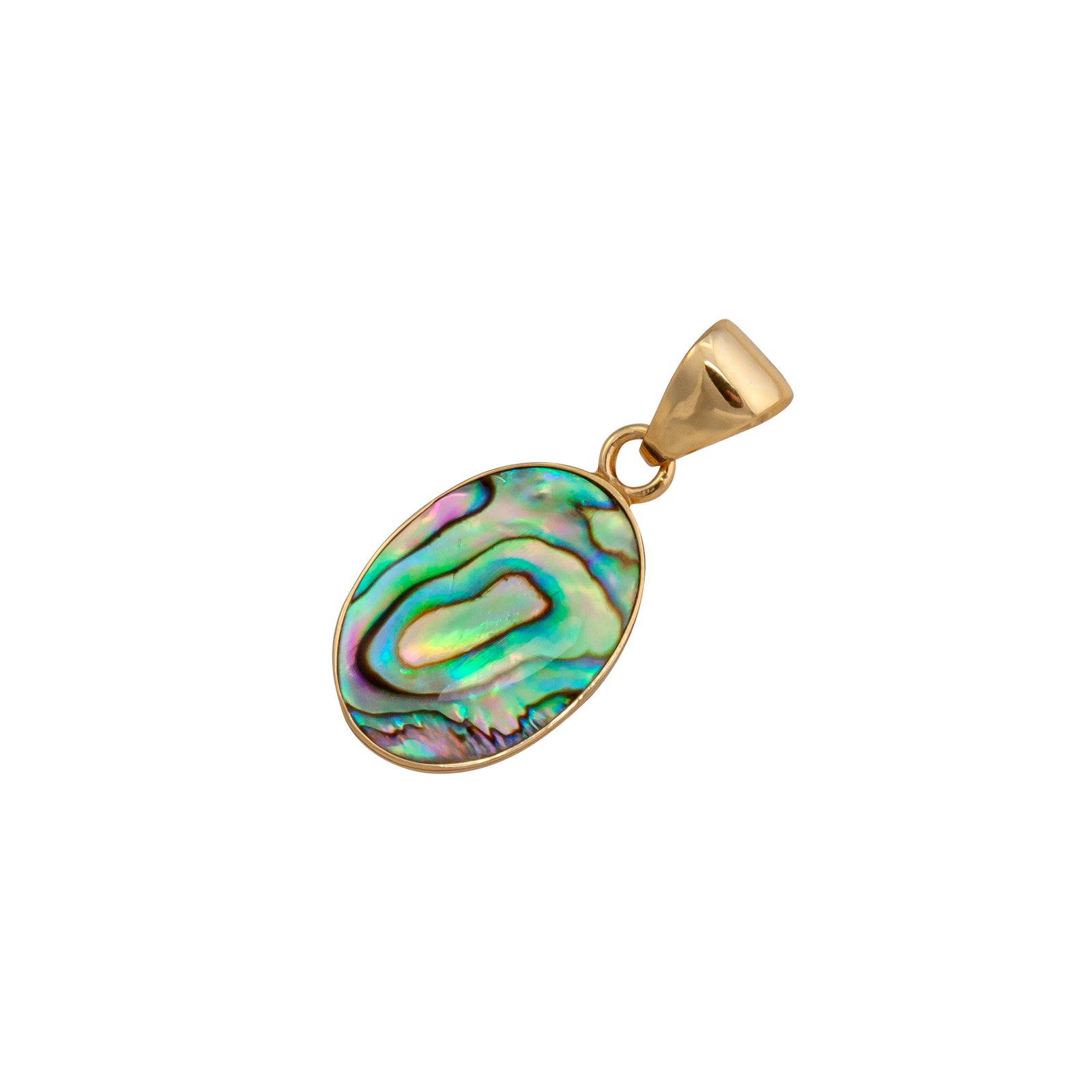 Alchemia Natural Abalone Petite Pendant | Charles Albert Jewelry