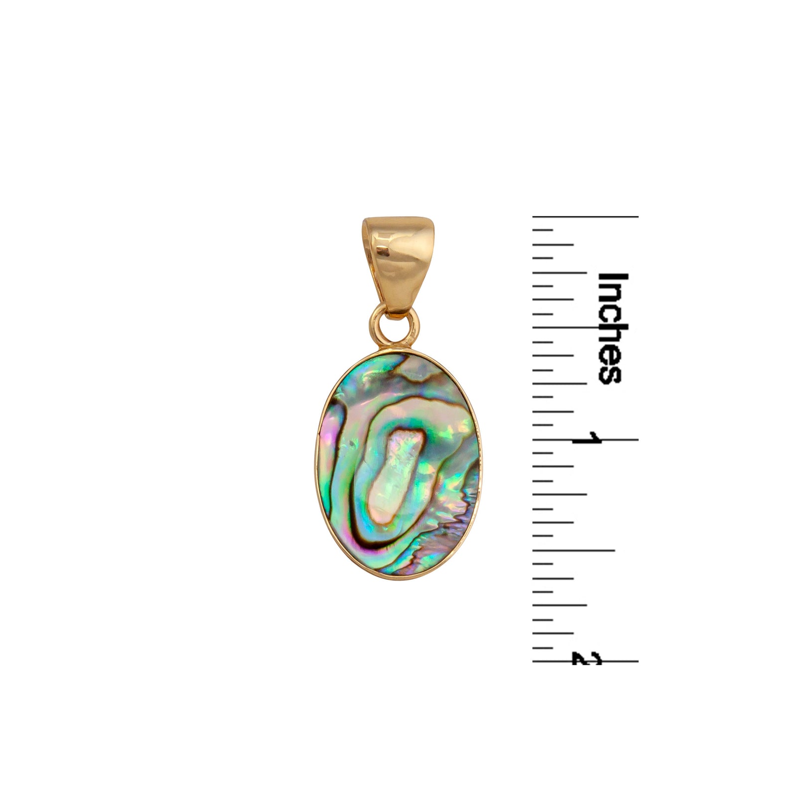 Alchemia Natural Abalone Petite Pendant | Charles Albert Jewelry