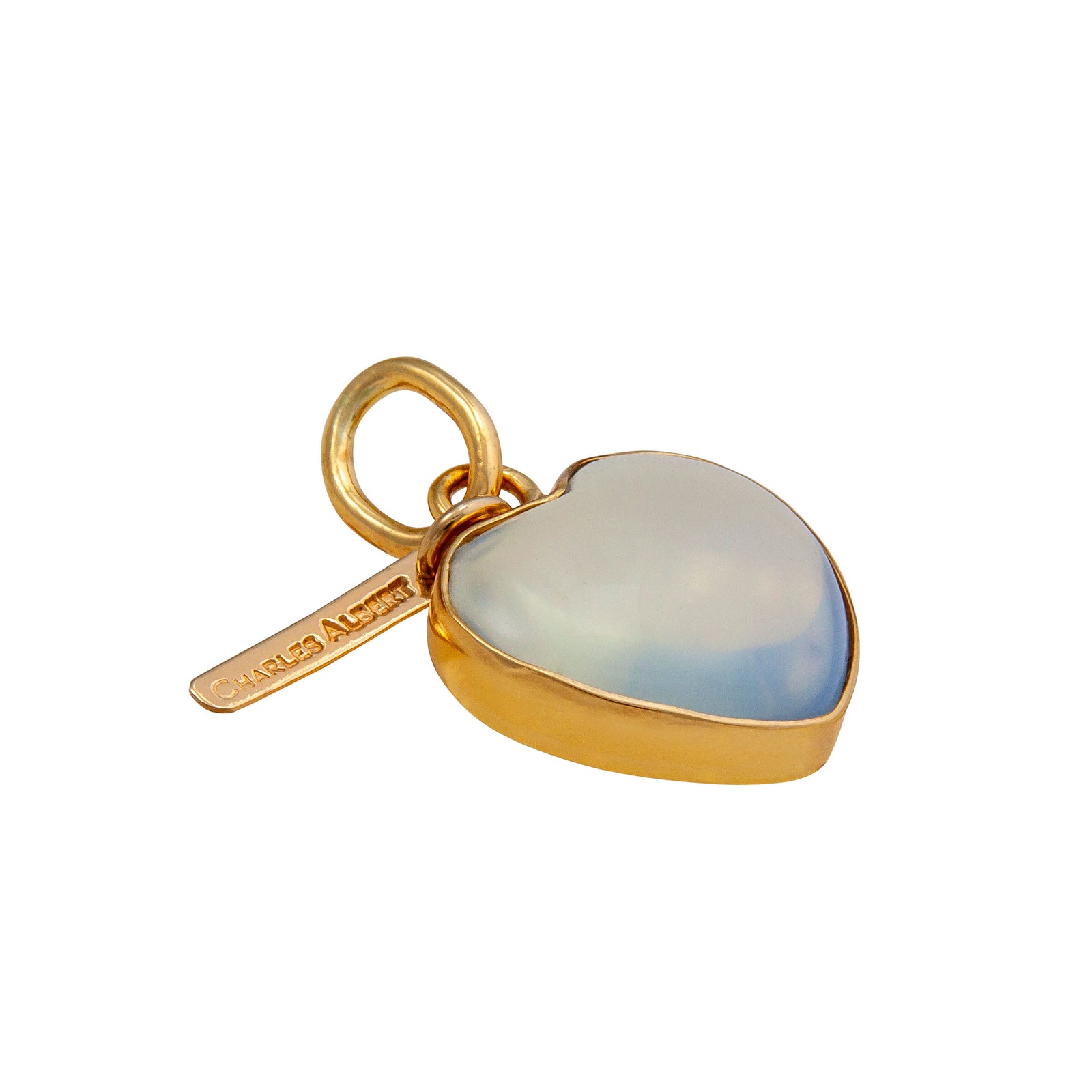 Alchemia Opalite Heart Charm Pendant | Charles Albert Jewelry