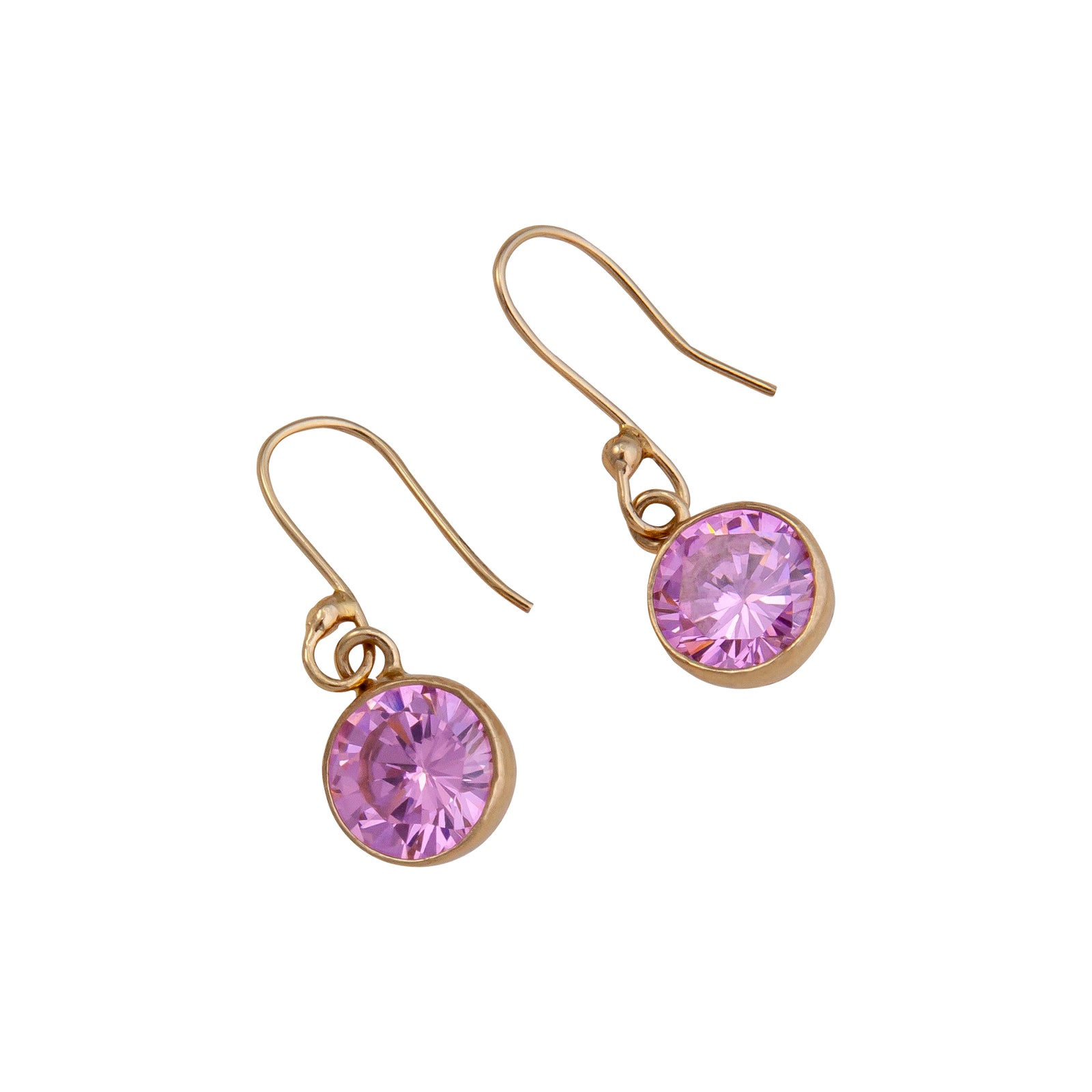 Alchemia Pink CZ Drop Earrings