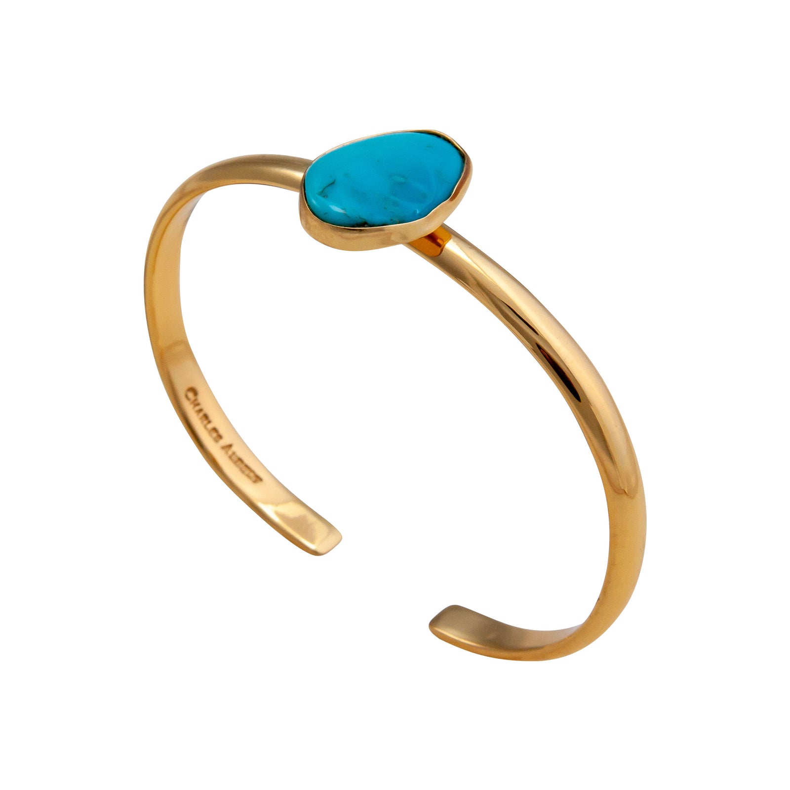 Alchemia Sleeping Beauty Turquoise Mini Cuff | Charles Albert Jewelry