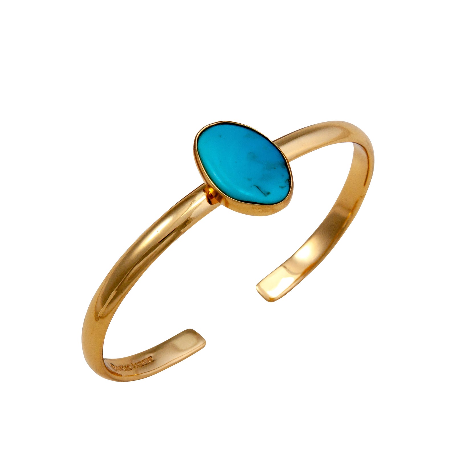 Alchemia Sleeping Beauty Turquoise Mini Cuff | Charles Albert Jewelry